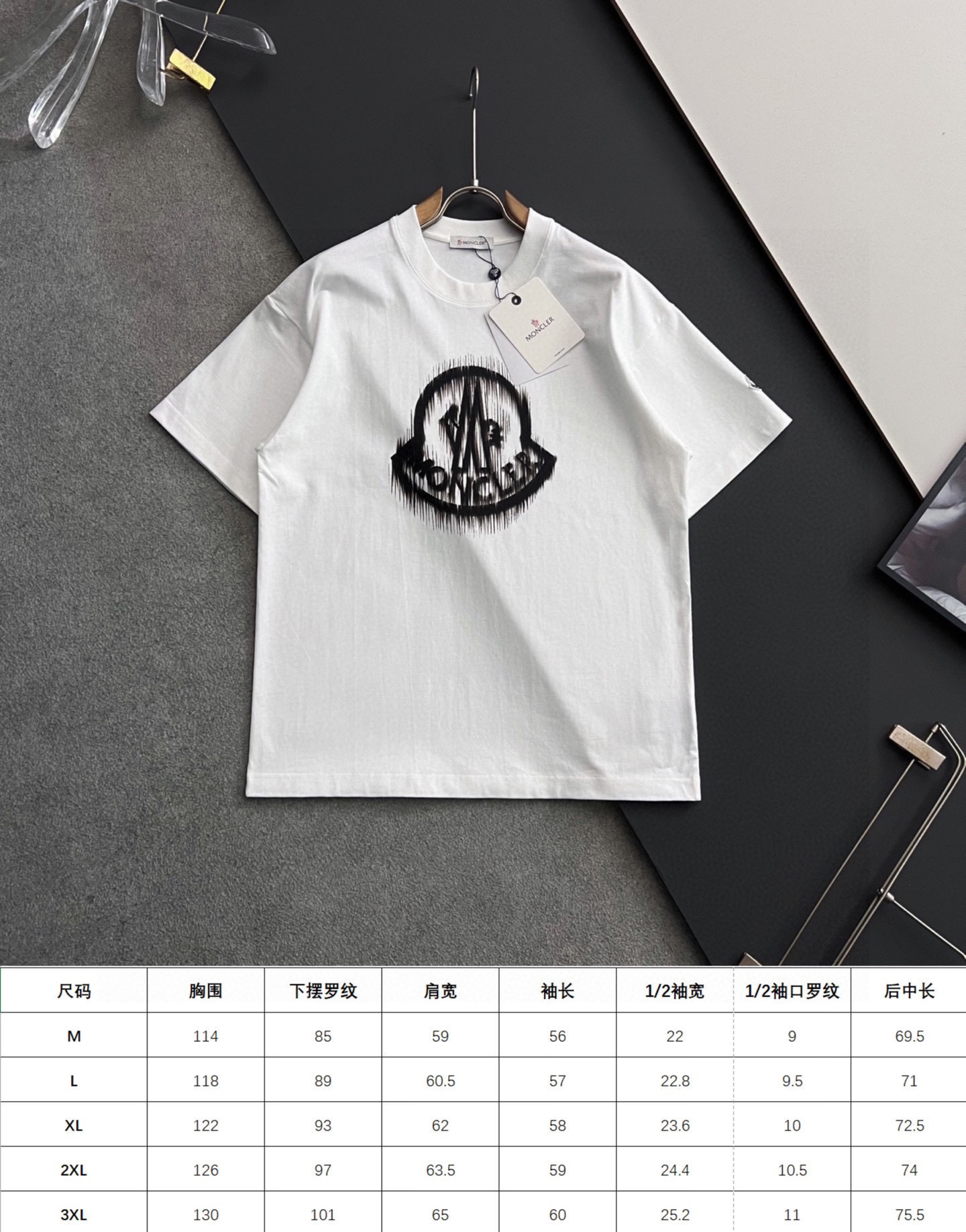 Moncler Basic Clothing Cotton Black S-m-xl