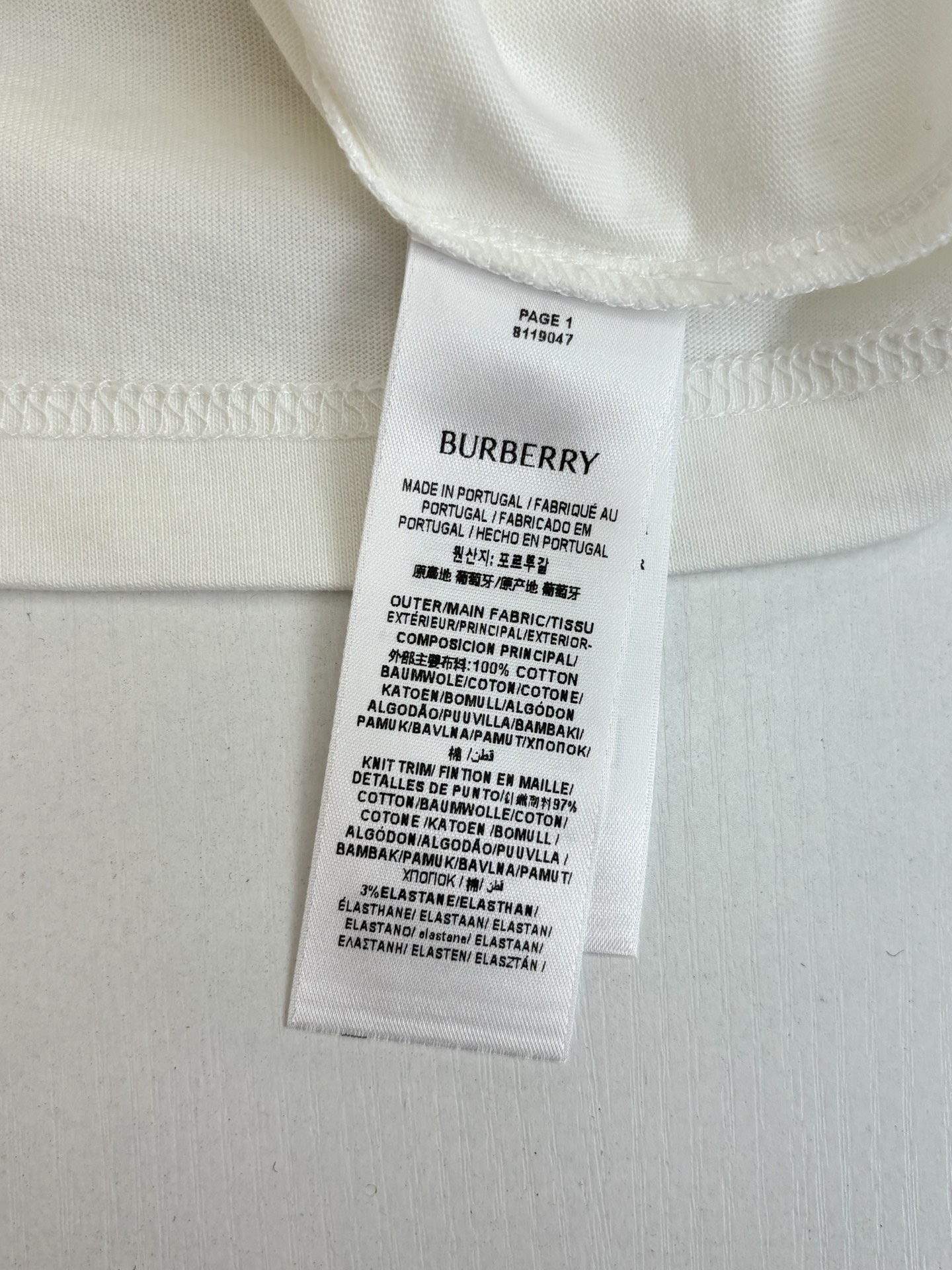 Burberry Basic Clothing Cotton Printed S-m-l-xl