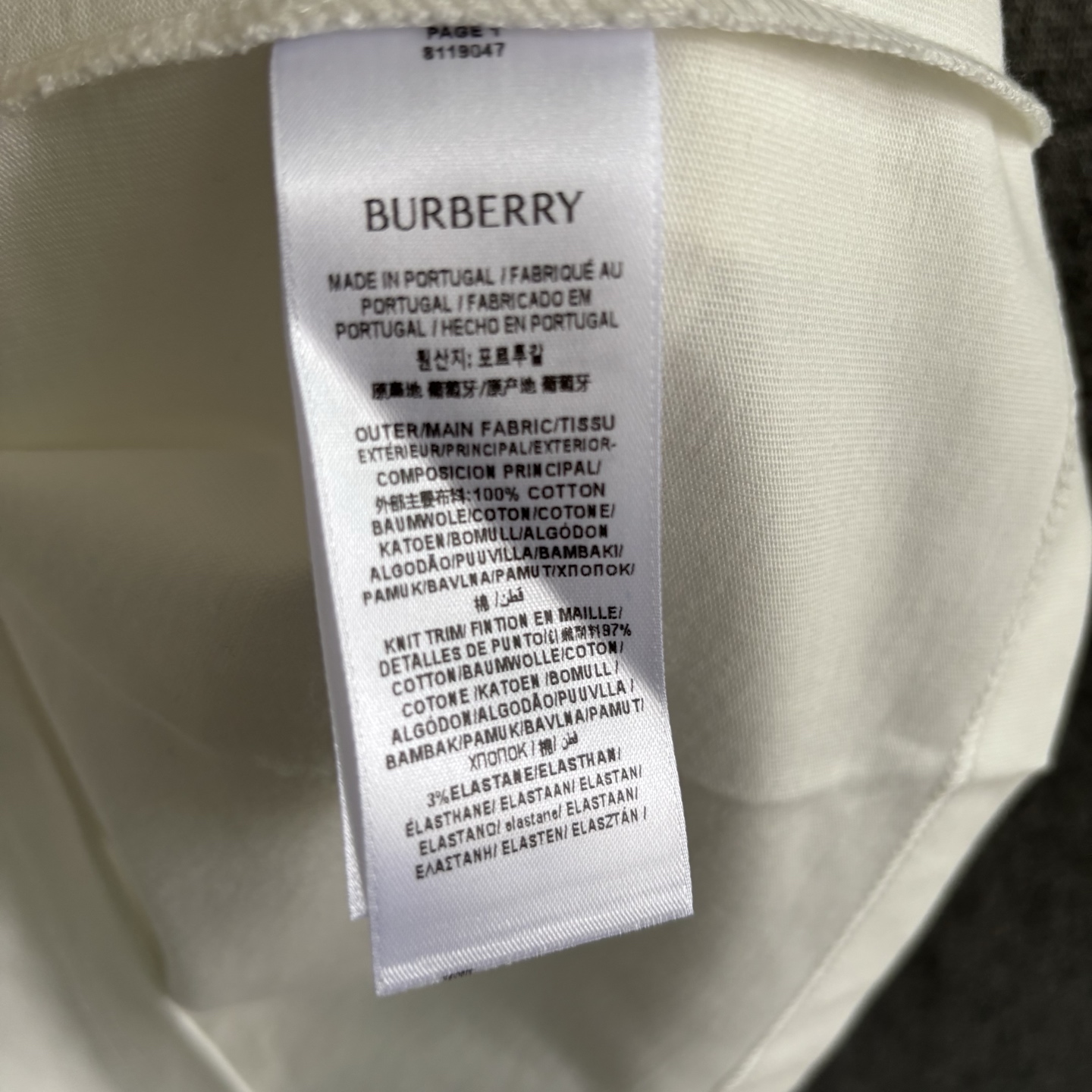 Burberry Couple Basic Clothing Cotton Printed S-m-l-xl