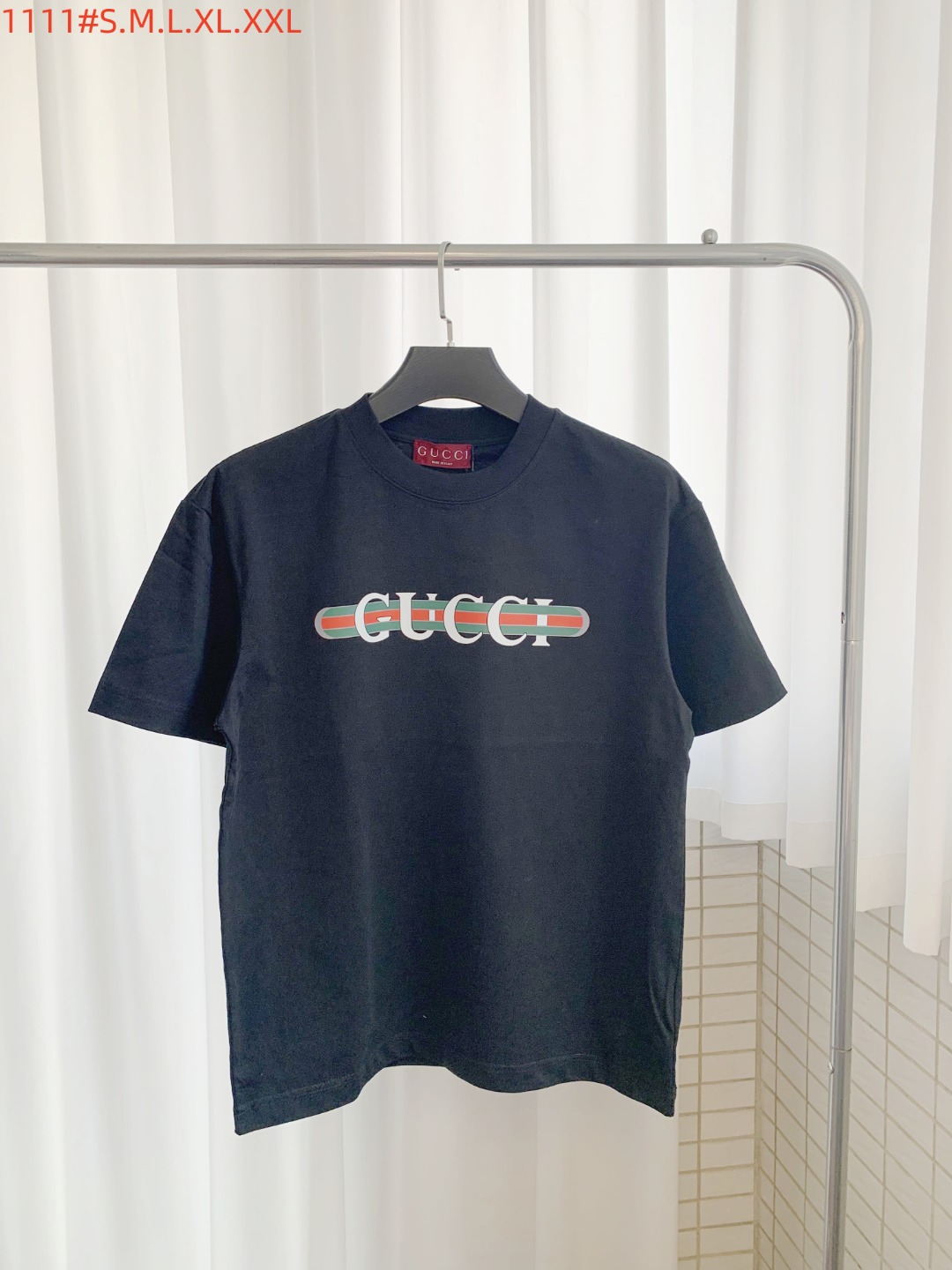 Gucci Basic Clothing Cotton Black Striped S-m-l-xl-xxl
