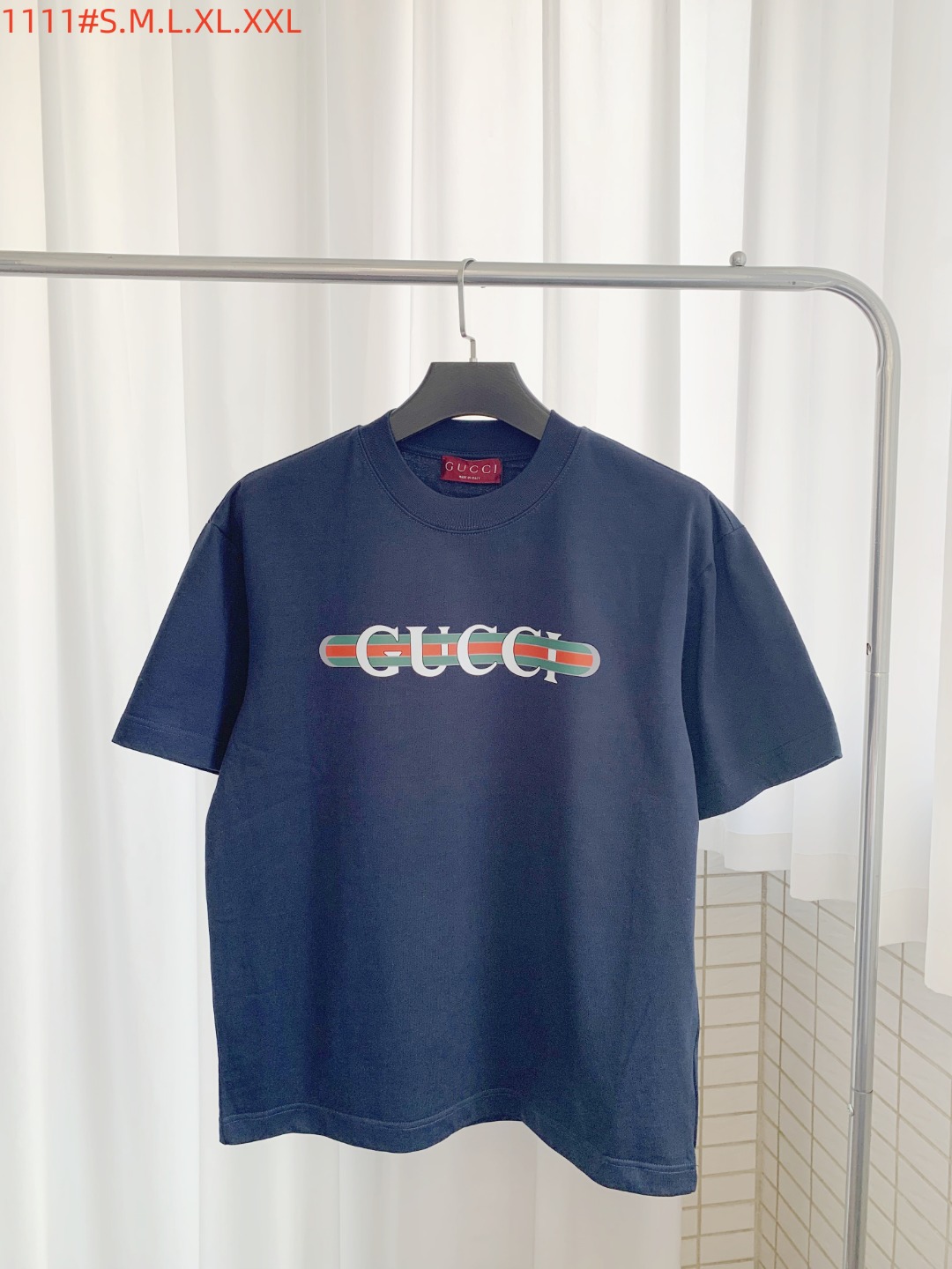 Gucci Basic Clothing Cotton Black Striped S-m-l-xl-xxl