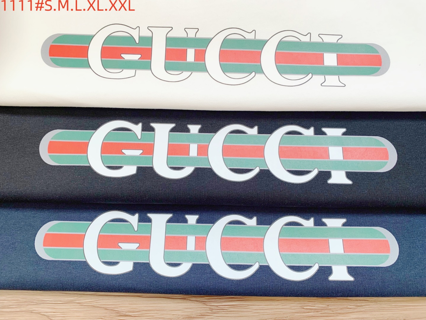 Gucci Basic Clothing Cotton Black Striped S-m-l-xl-xxl