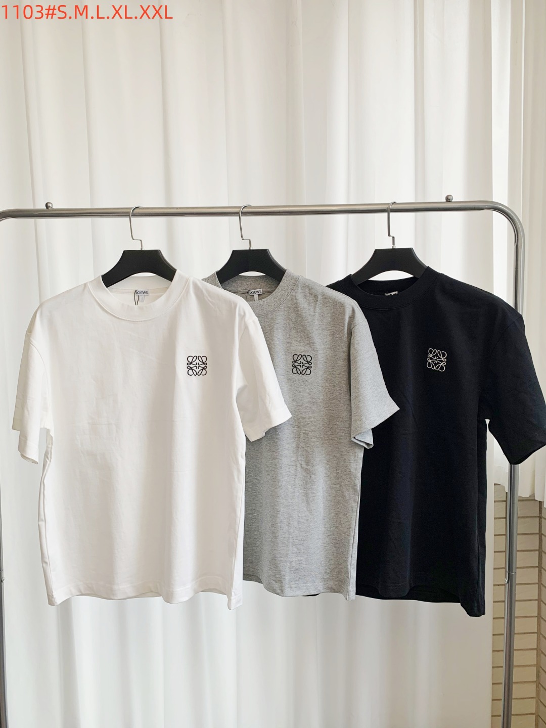 Loewe Basic Clothing Cotton Black S-m-l-xl-xxl