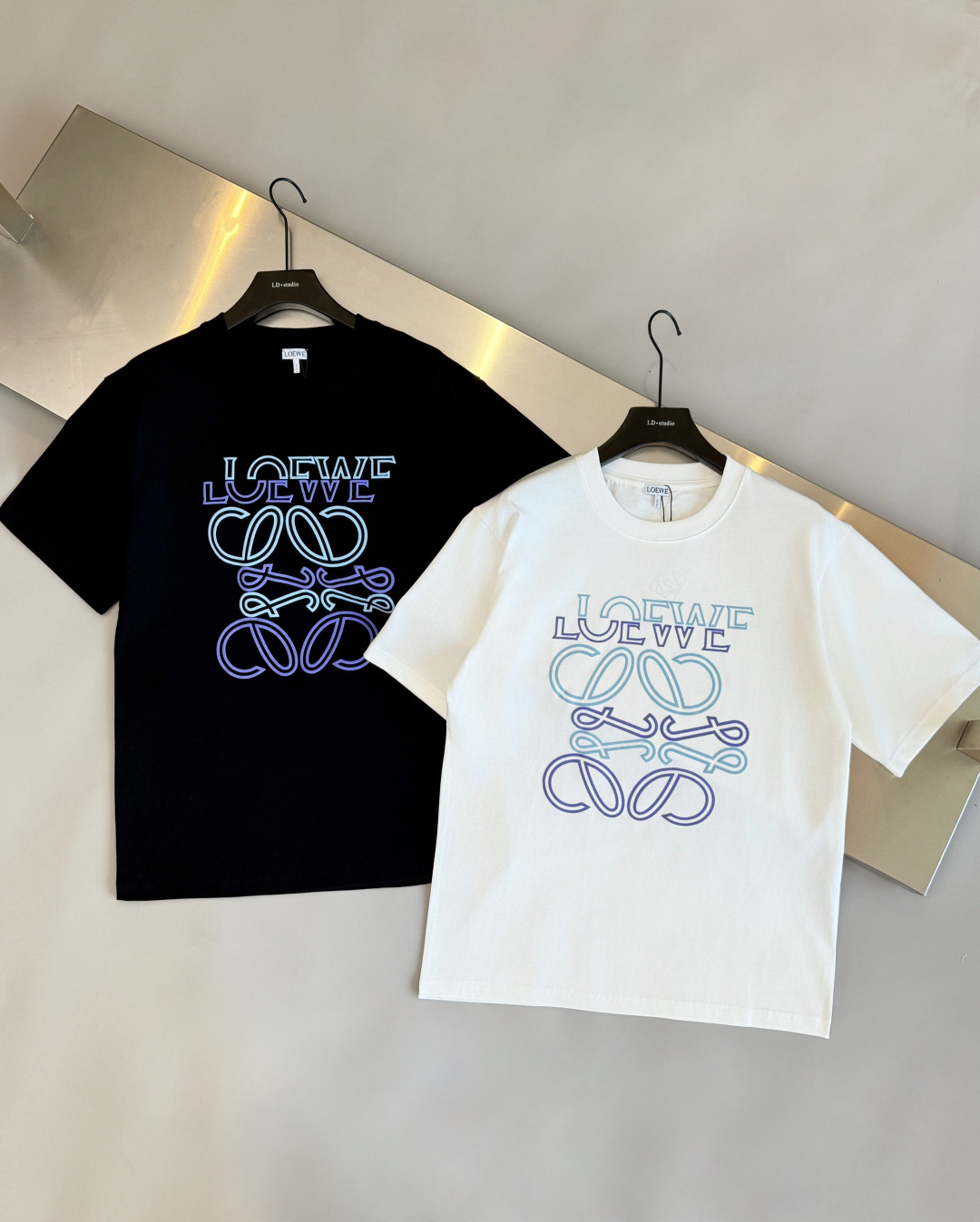 Loewe Male Basic Clothing Cotton Printed S-m-l-xl