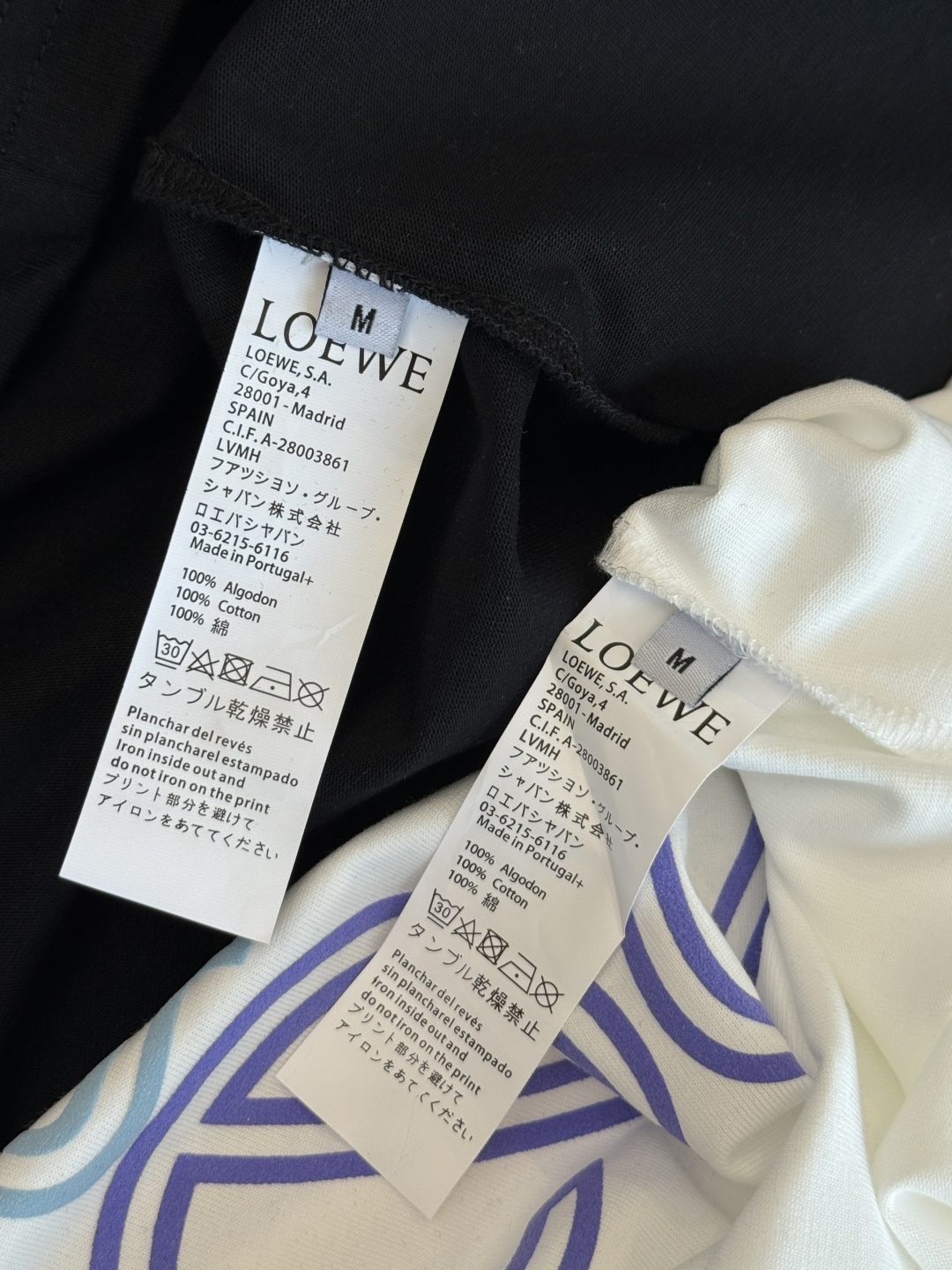 Loewe Male Basic Clothing Cotton Printed S-m-l-xl