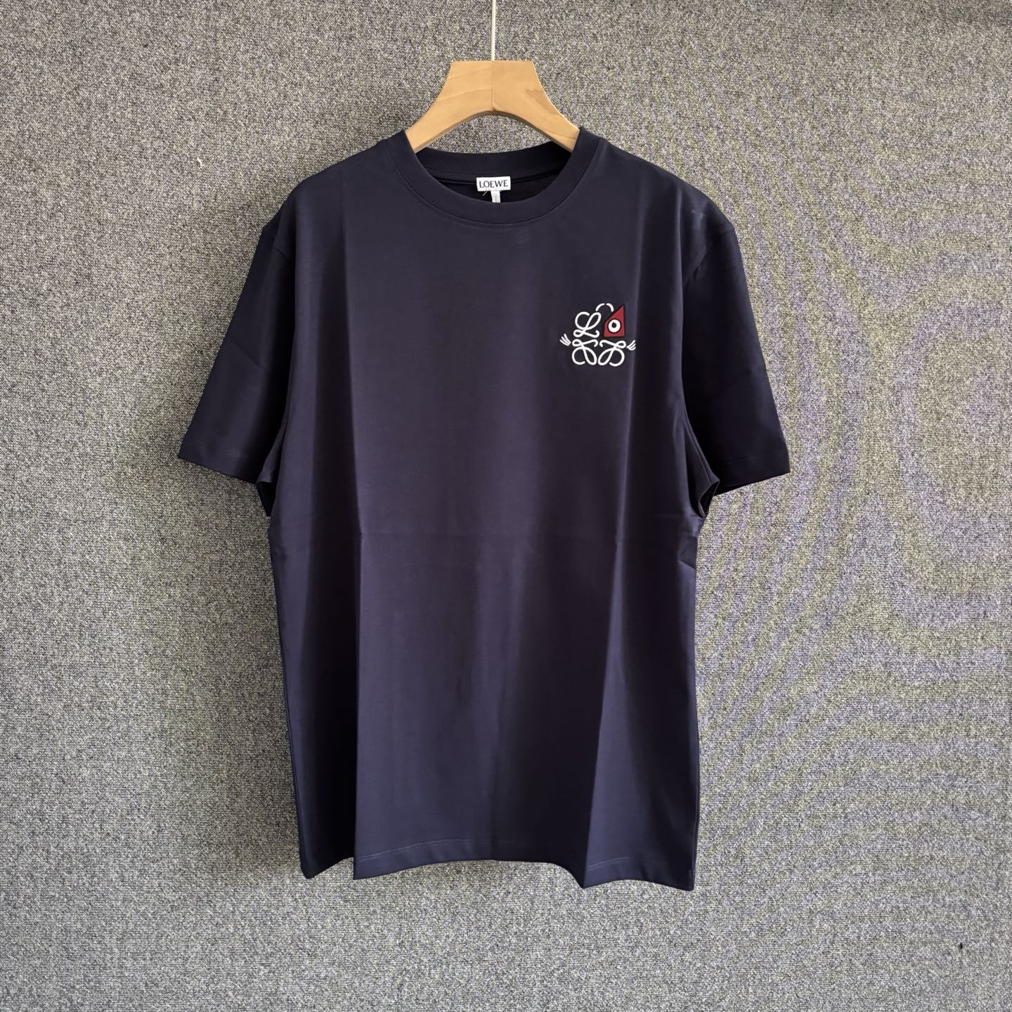 Loewe Couple Basic Clothing Cotton Red S-m-l-xl