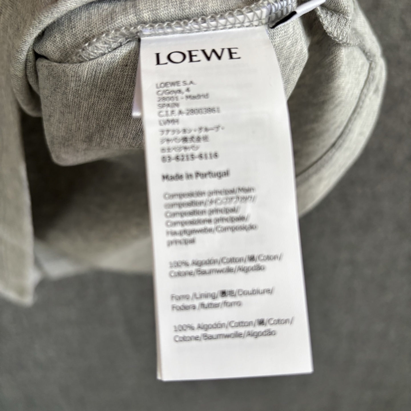 Loewe Couple Basic Clothing Cotton Red S-m-l-xl