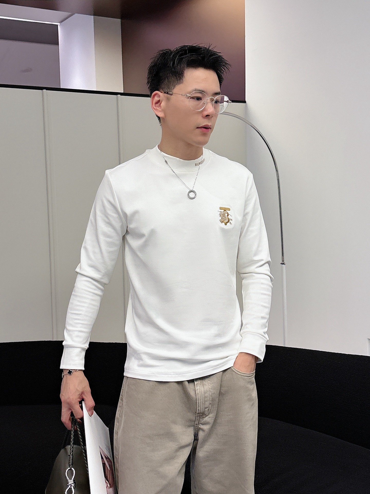 Burberry Male Basic Clothing Cotton S-l-xl