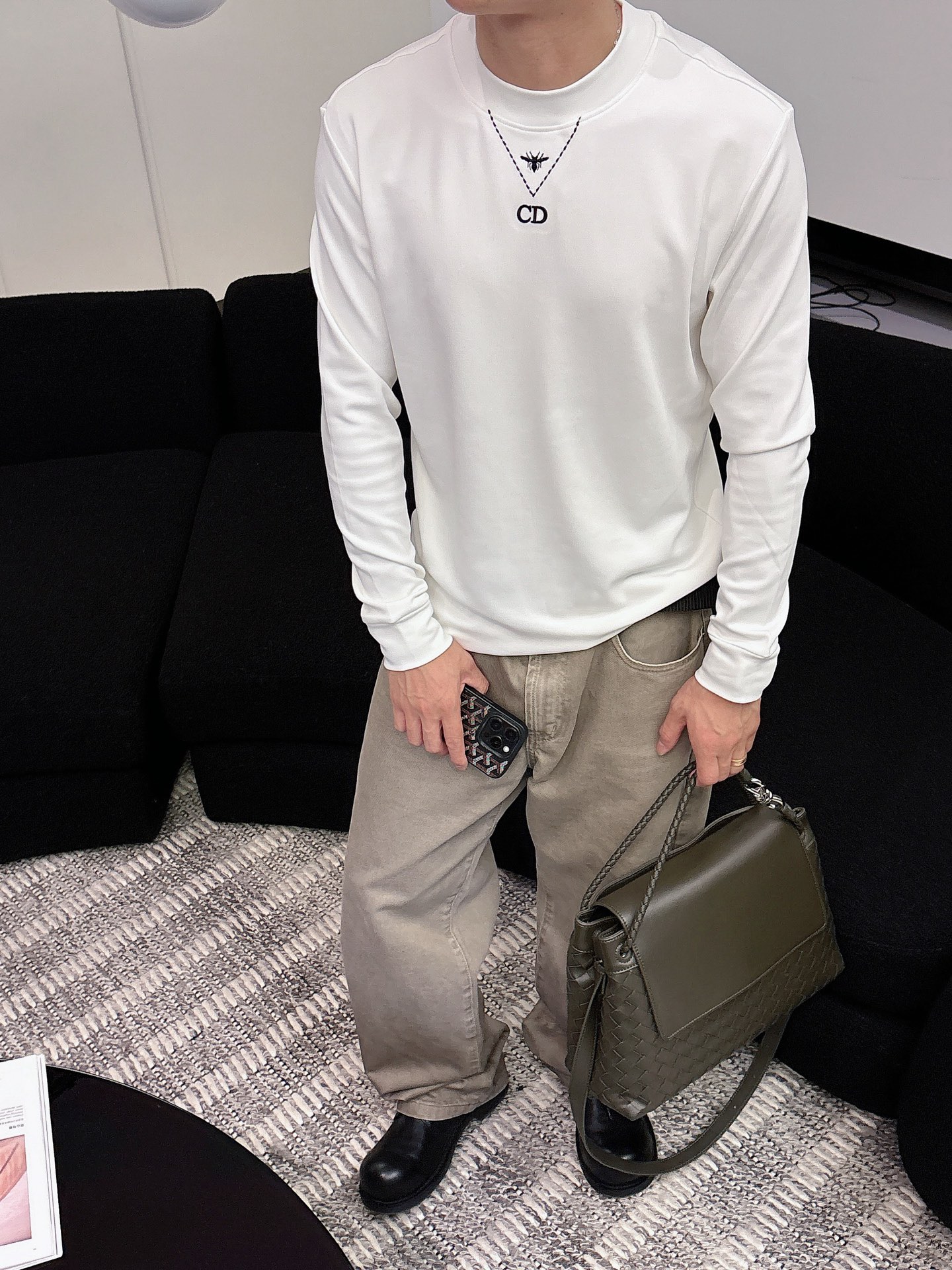 Dior Male Basic Clothing Cotton S-l-xl