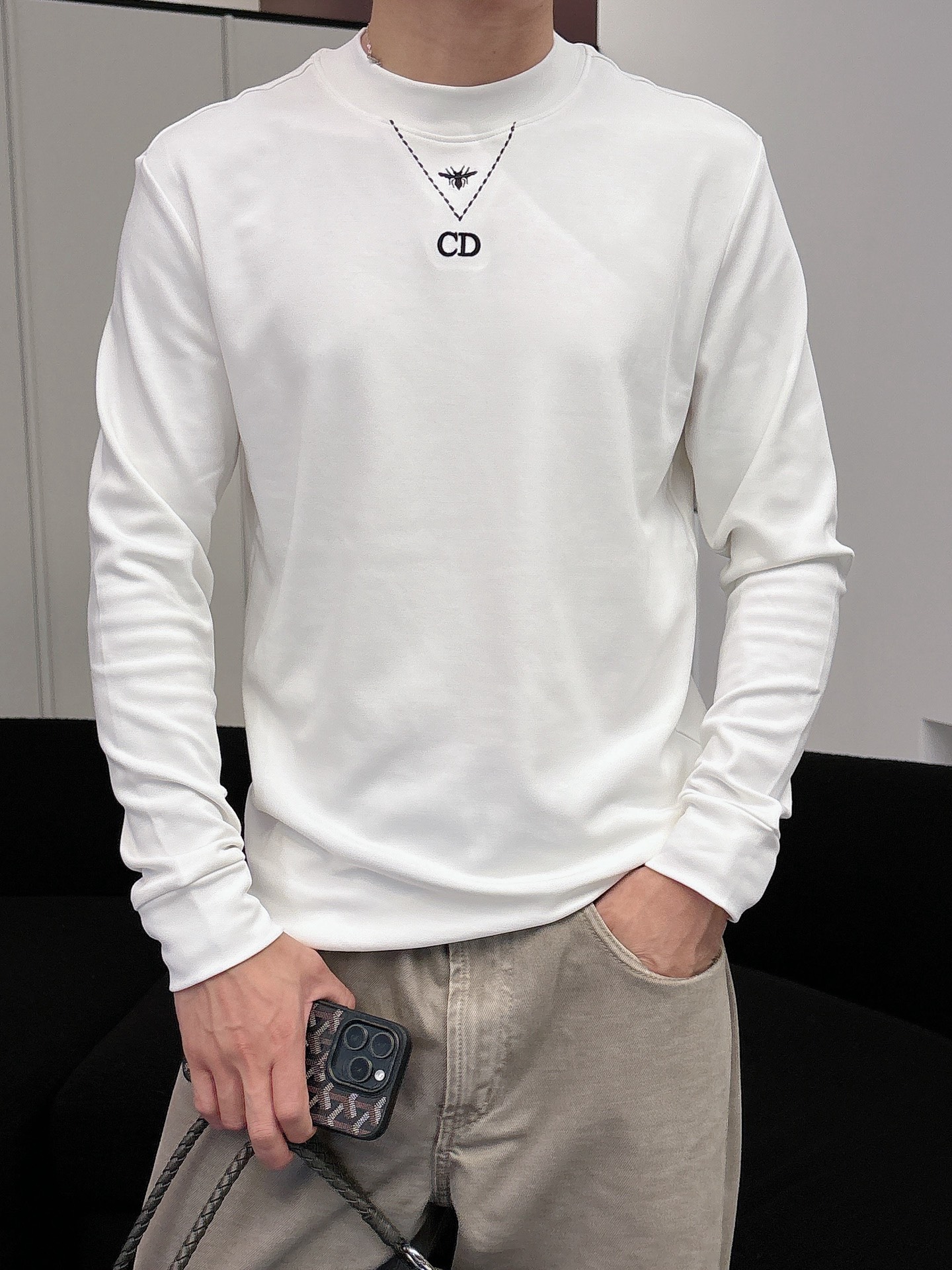 Dior Male Basic Clothing Cotton S-l-xl