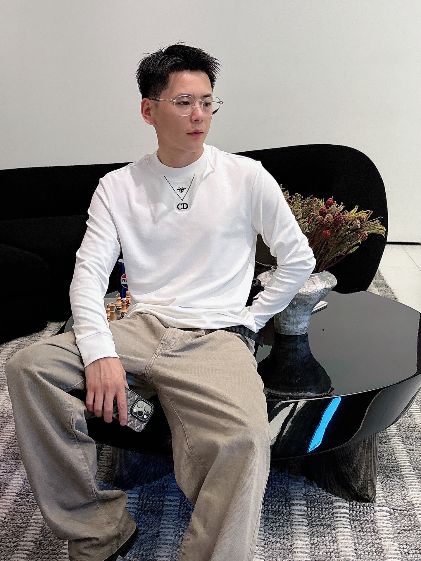 Dior Male Basic Clothing Cotton S-l-xl