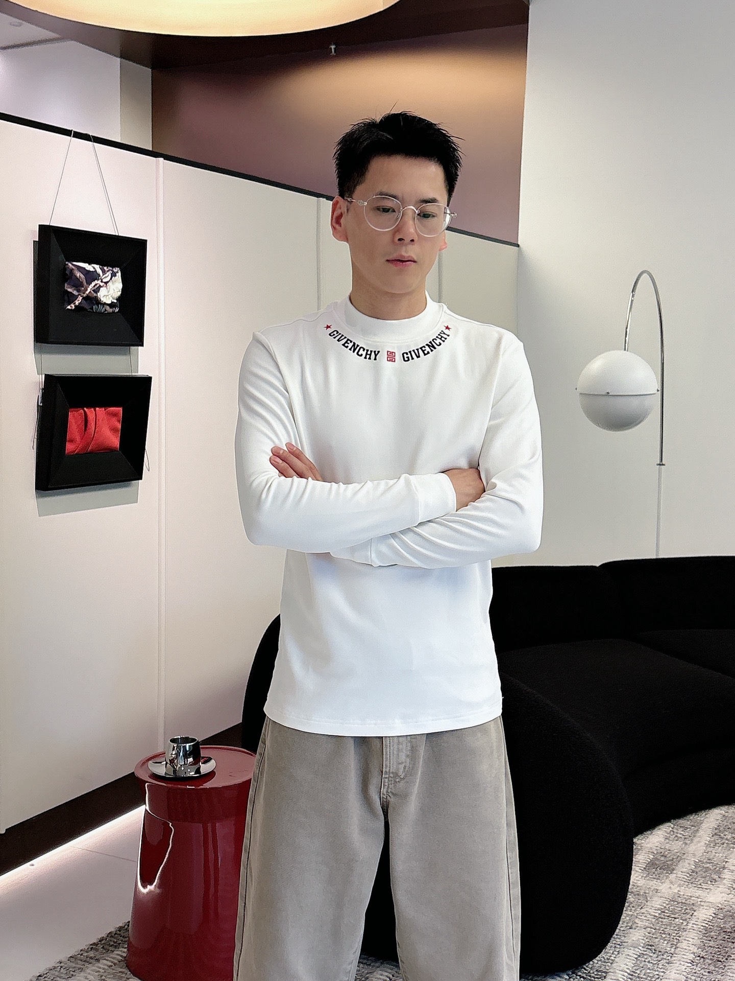 Givenchy Male Basic Clothing Cotton S-l-xl