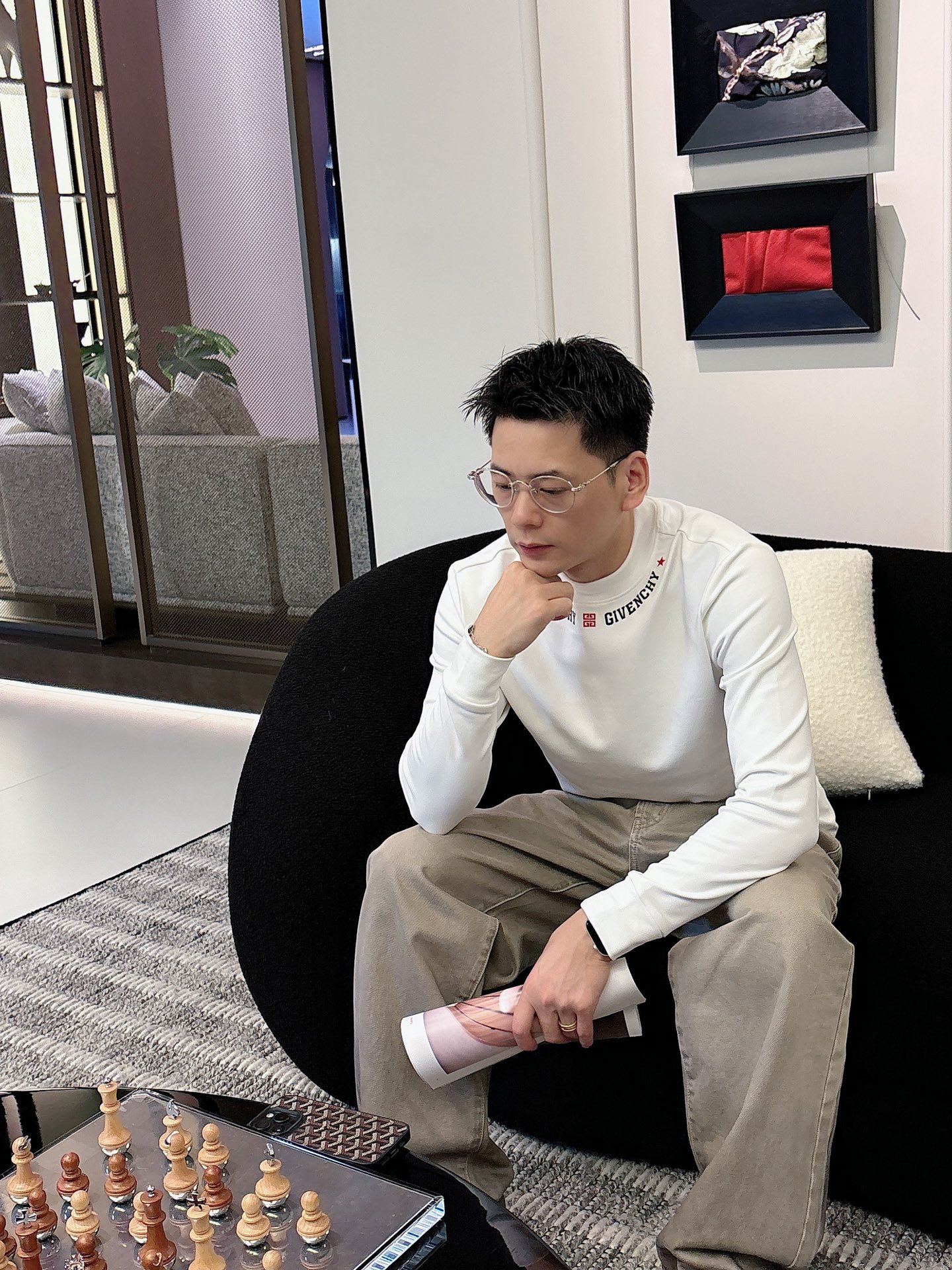 Givenchy Male Basic Clothing Cotton S-l-xl