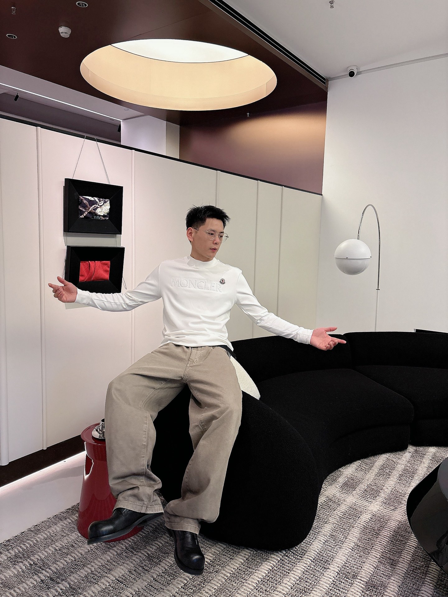 Moncler Male Basic Clothing Cotton S-m-l-xl