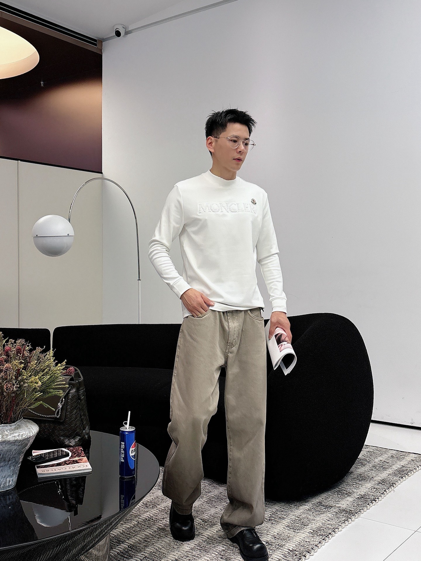 Moncler Male Basic Clothing Cotton S-m-l-xl