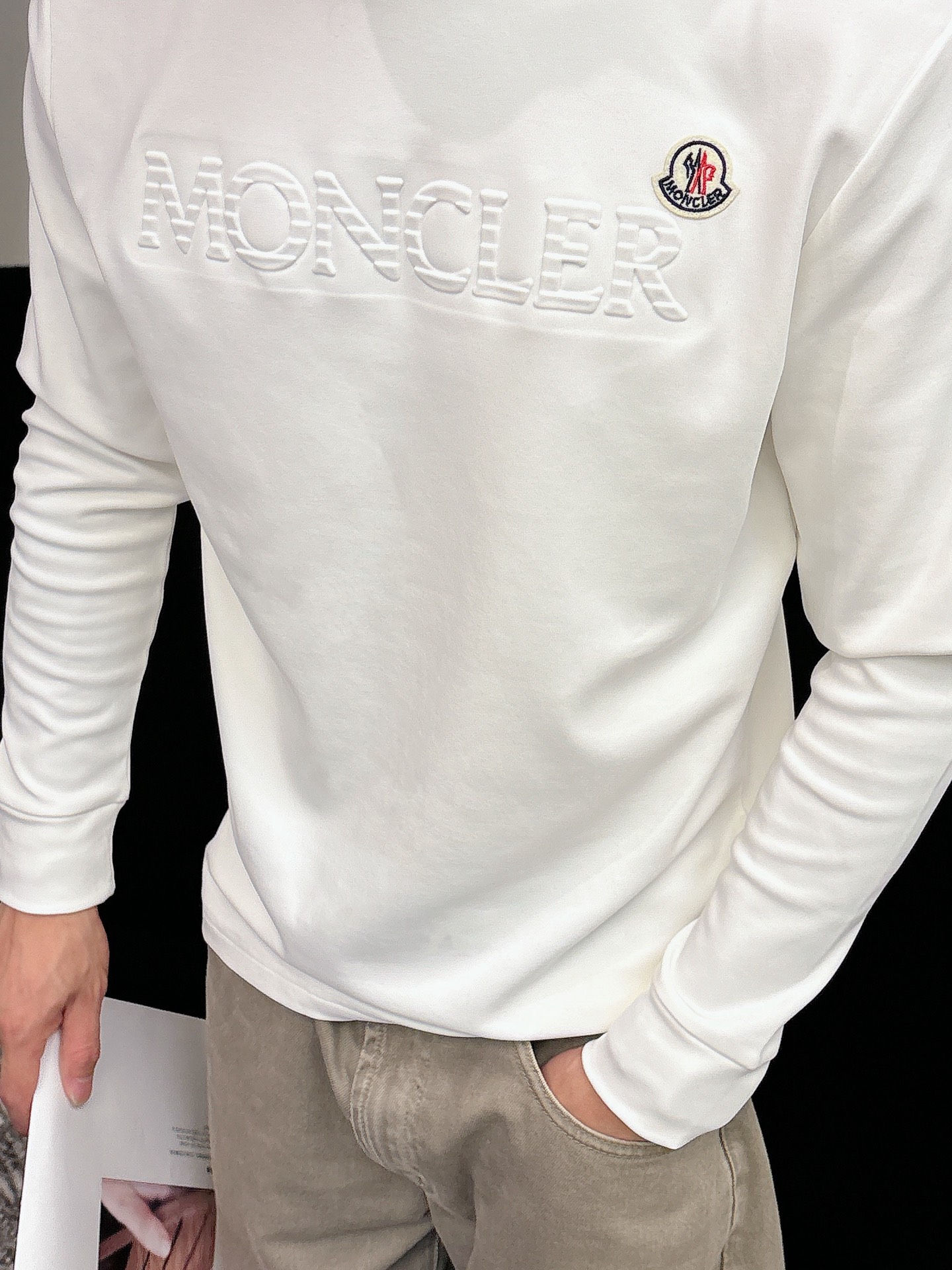 Moncler Male Basic Clothing Cotton S-m-l-xl