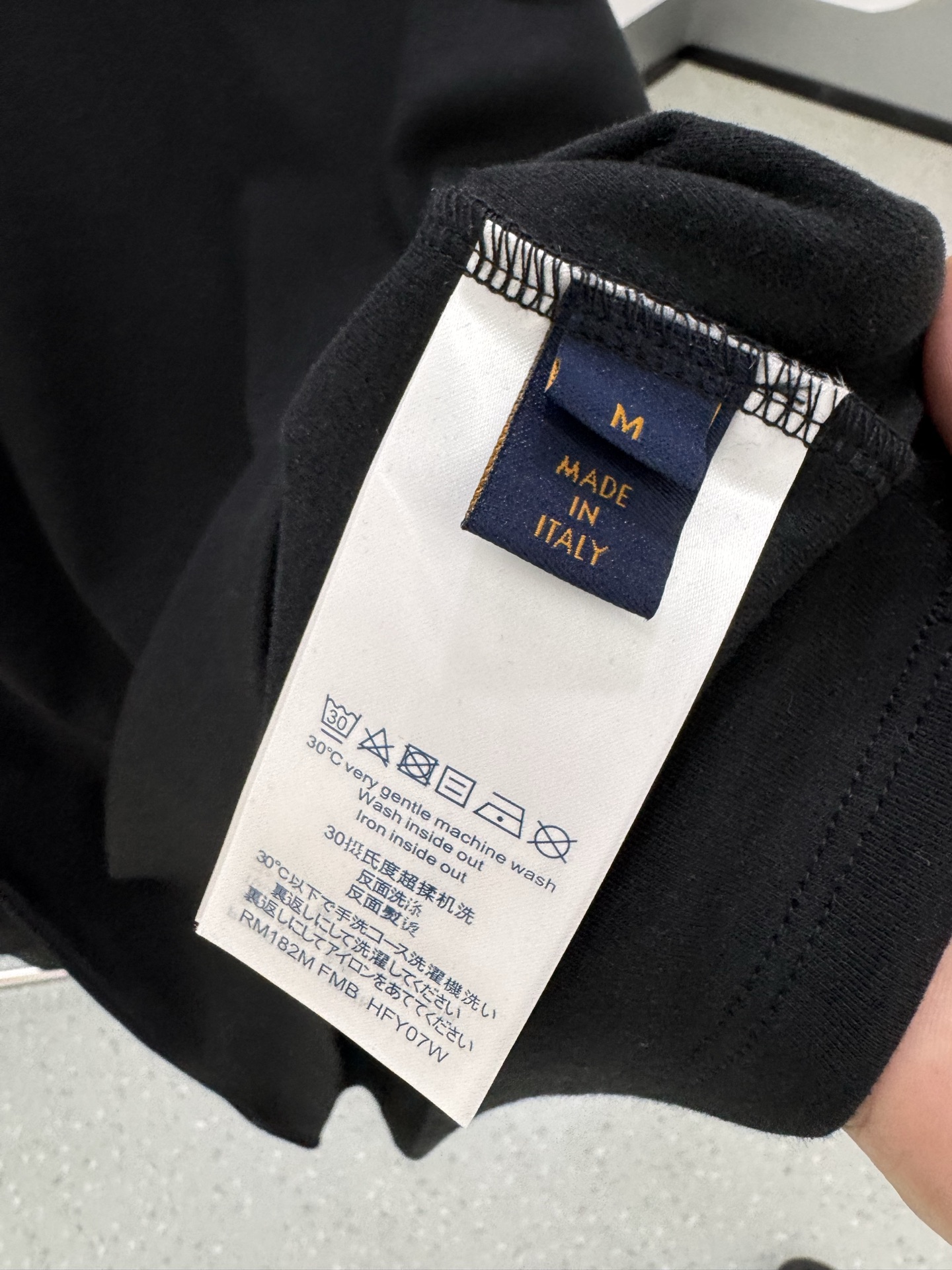 Louis Vuitton Male Basic Clothing Black S-l-xxl