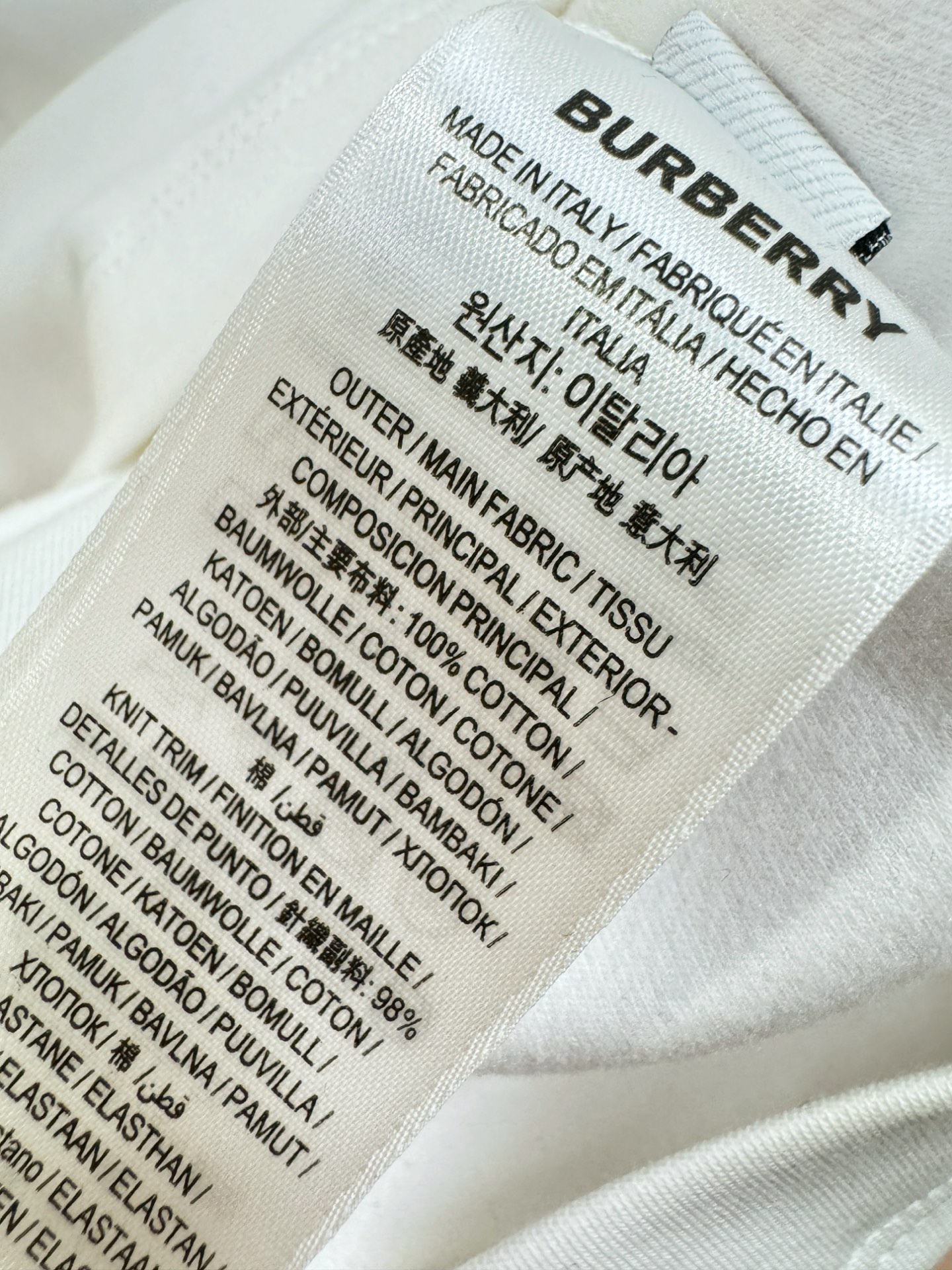 Burberry Basic Clothing S-l-xxl