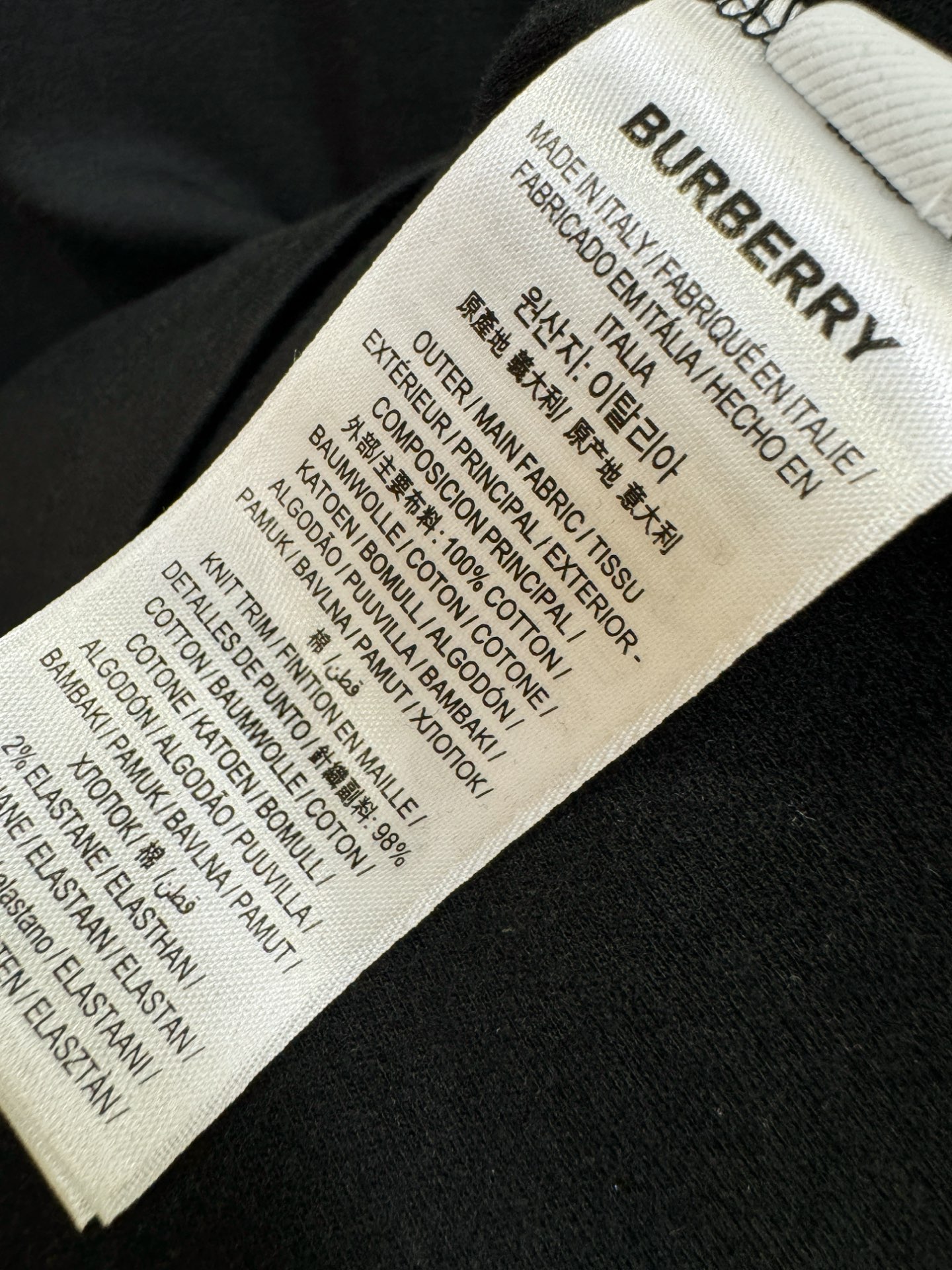 Burberry Basic Clothing S-l-xxl