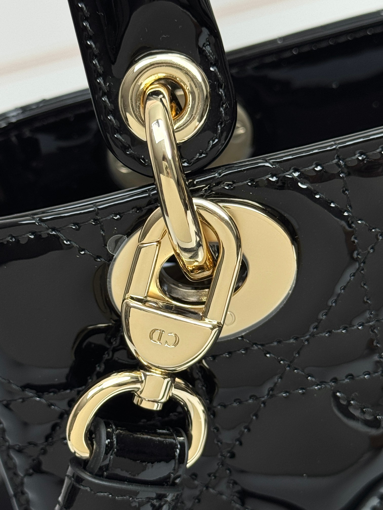 Dior Basic Bag Cow Leather Black M