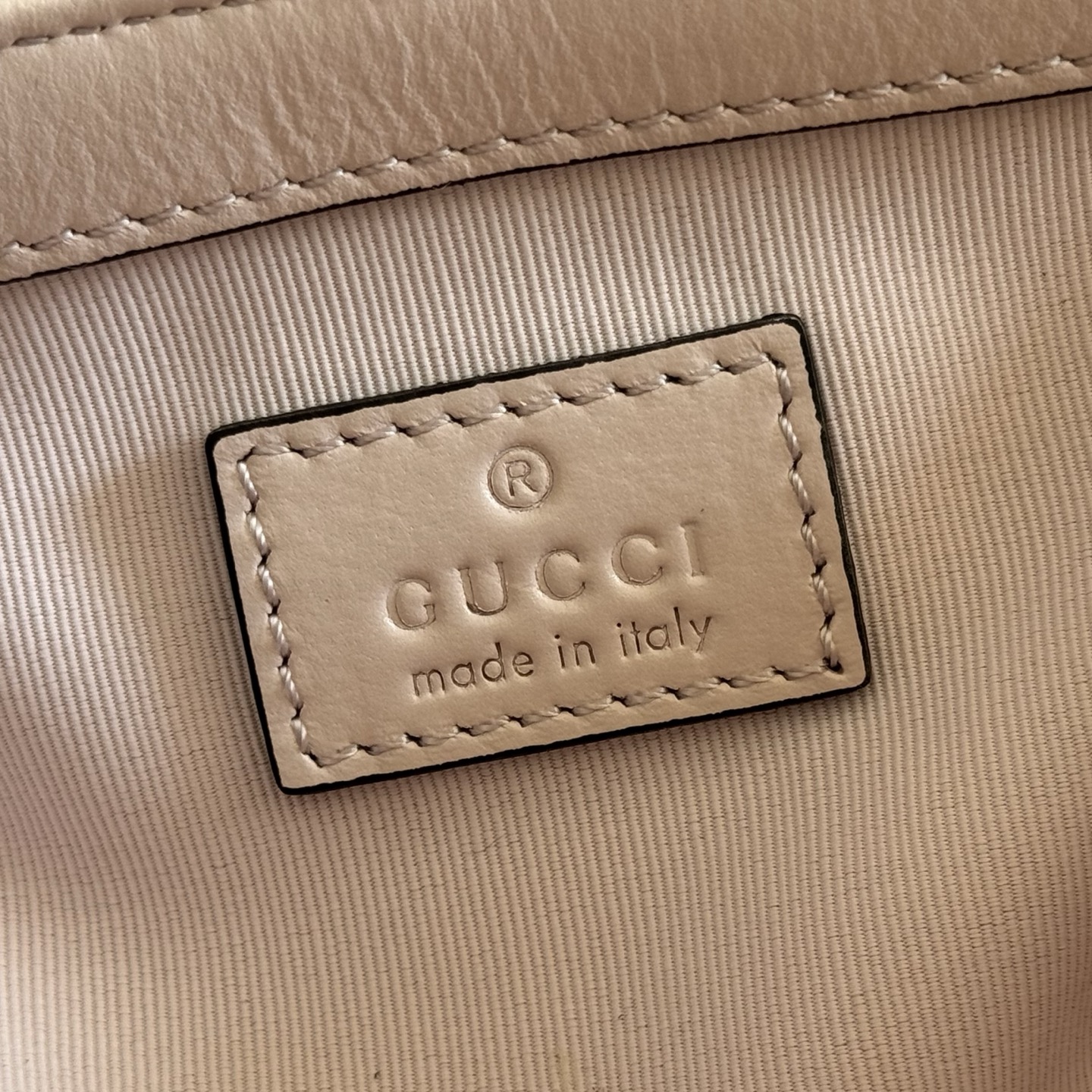 Gucci Shoulder Bag Cow Leather Pink M