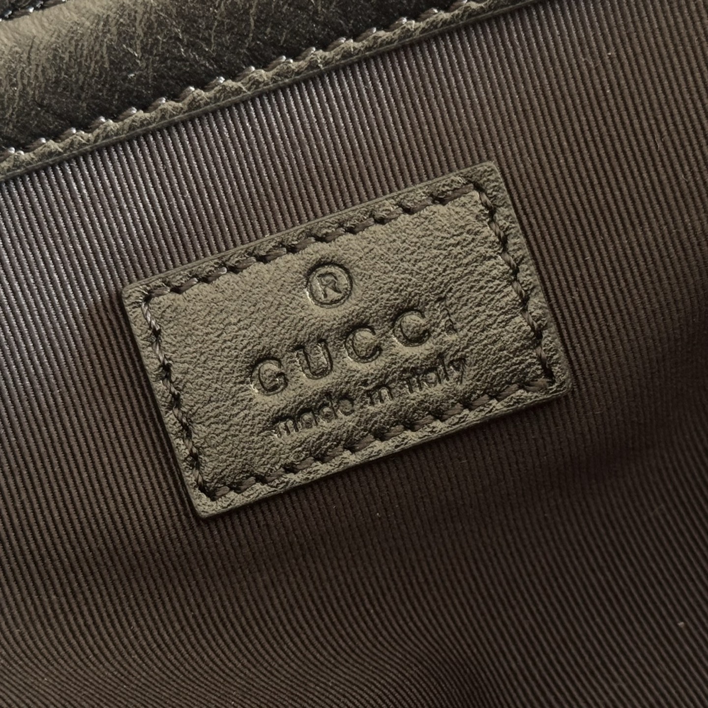 Gucci Shoulder Bag Cow Leather Black M