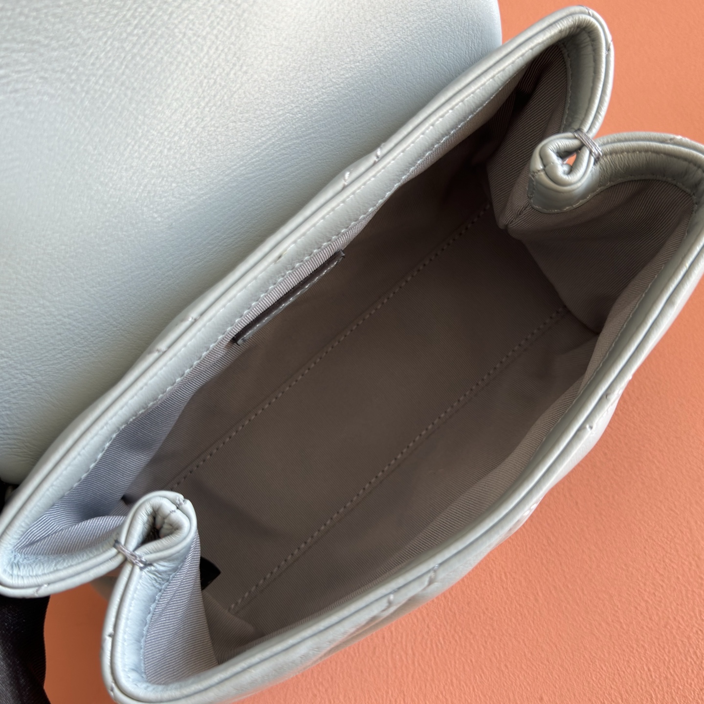 Gucci Shoulder Bag Cow Leather Blue M