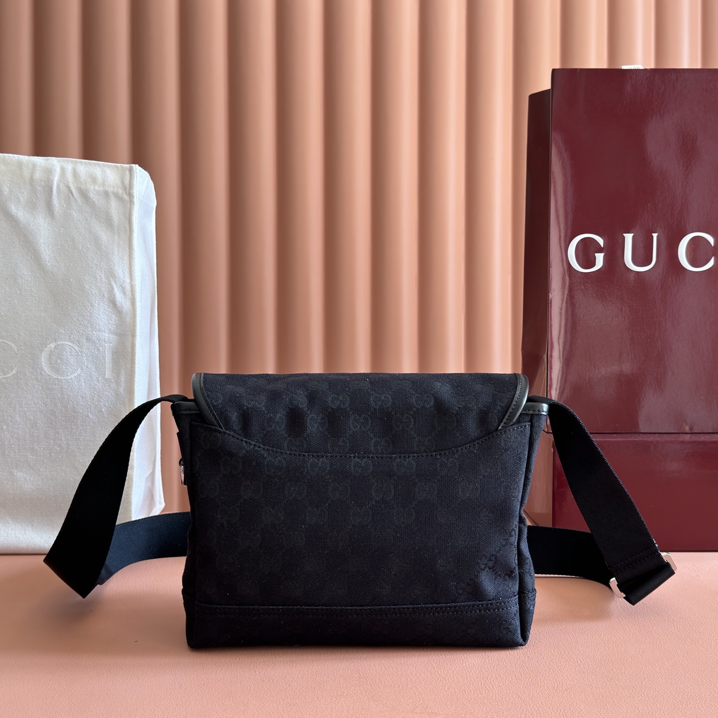 Gucci Crossbody Bag Canvas Black