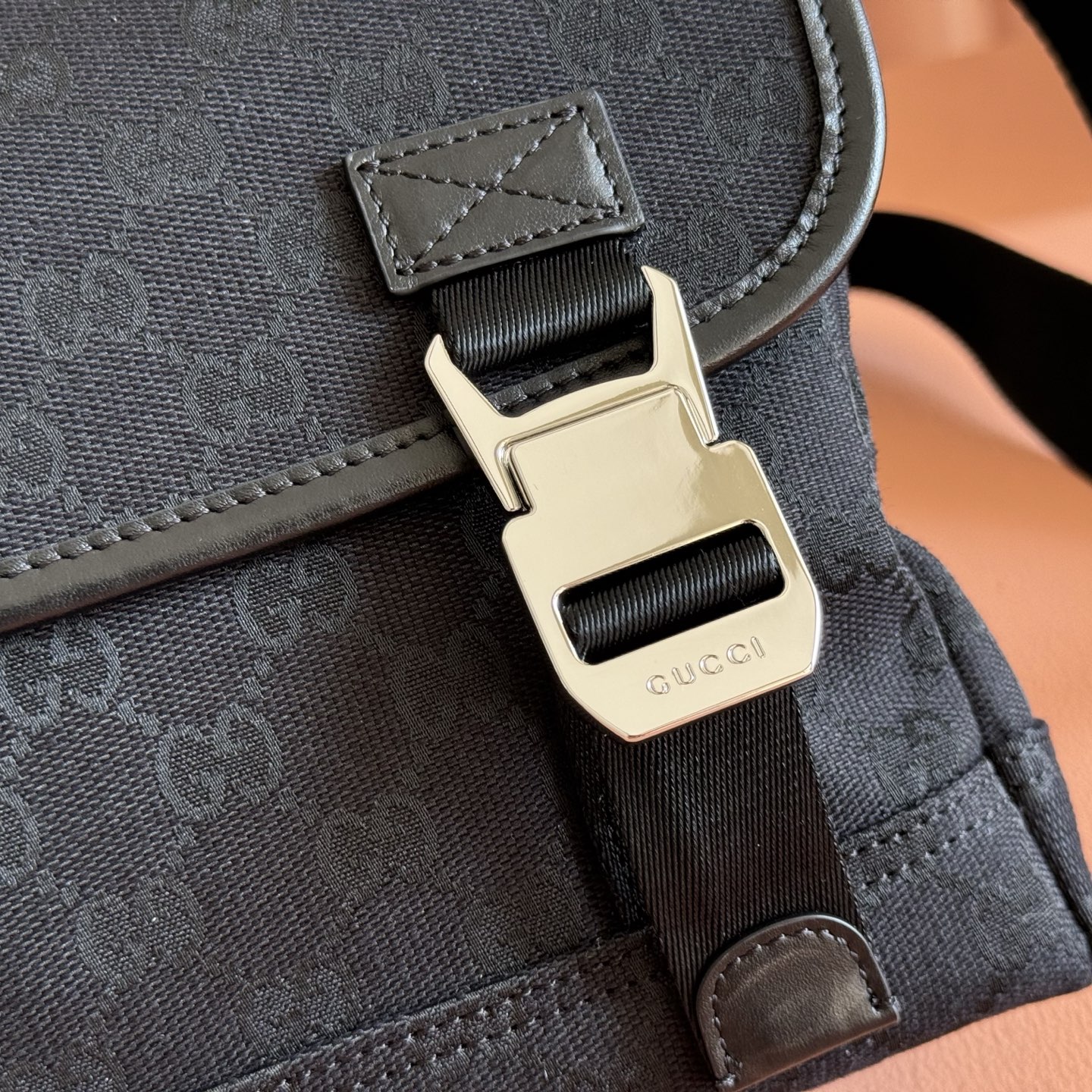 Gucci Crossbody Bag Canvas Black