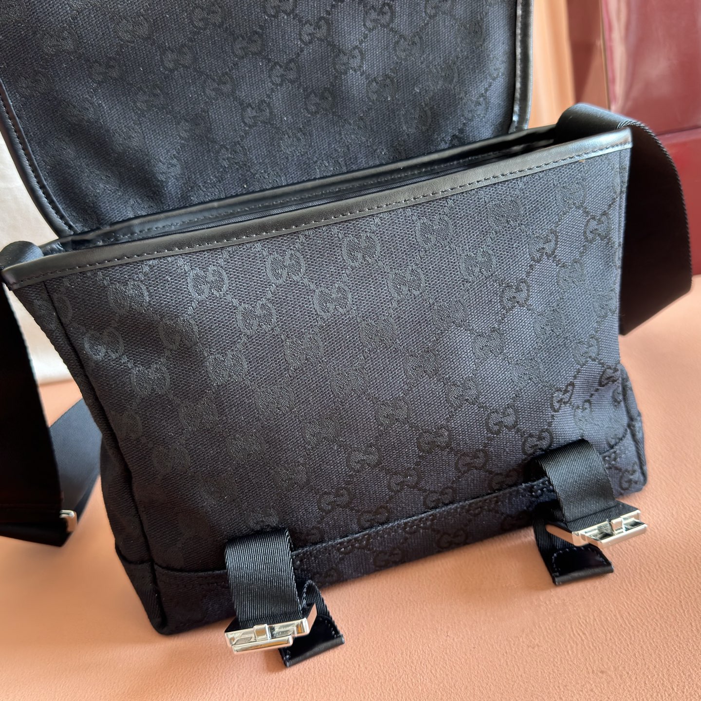 Gucci Crossbody Bag Canvas Black