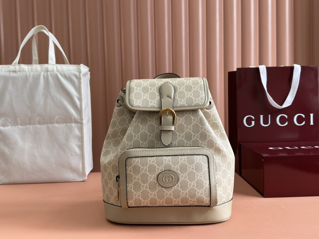 Ysl Tote Bag Canvas Brown M-s