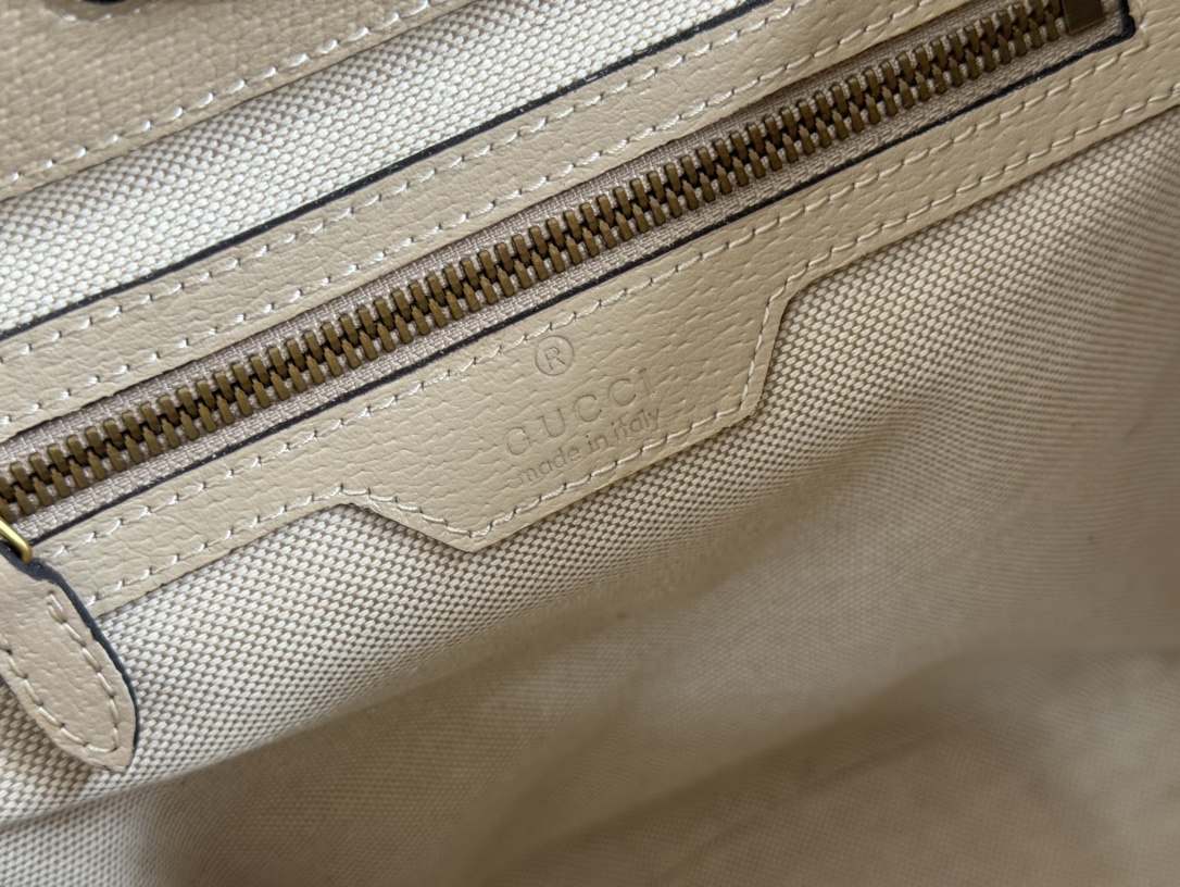 Ysl Tote Bag Canvas Brown M-s