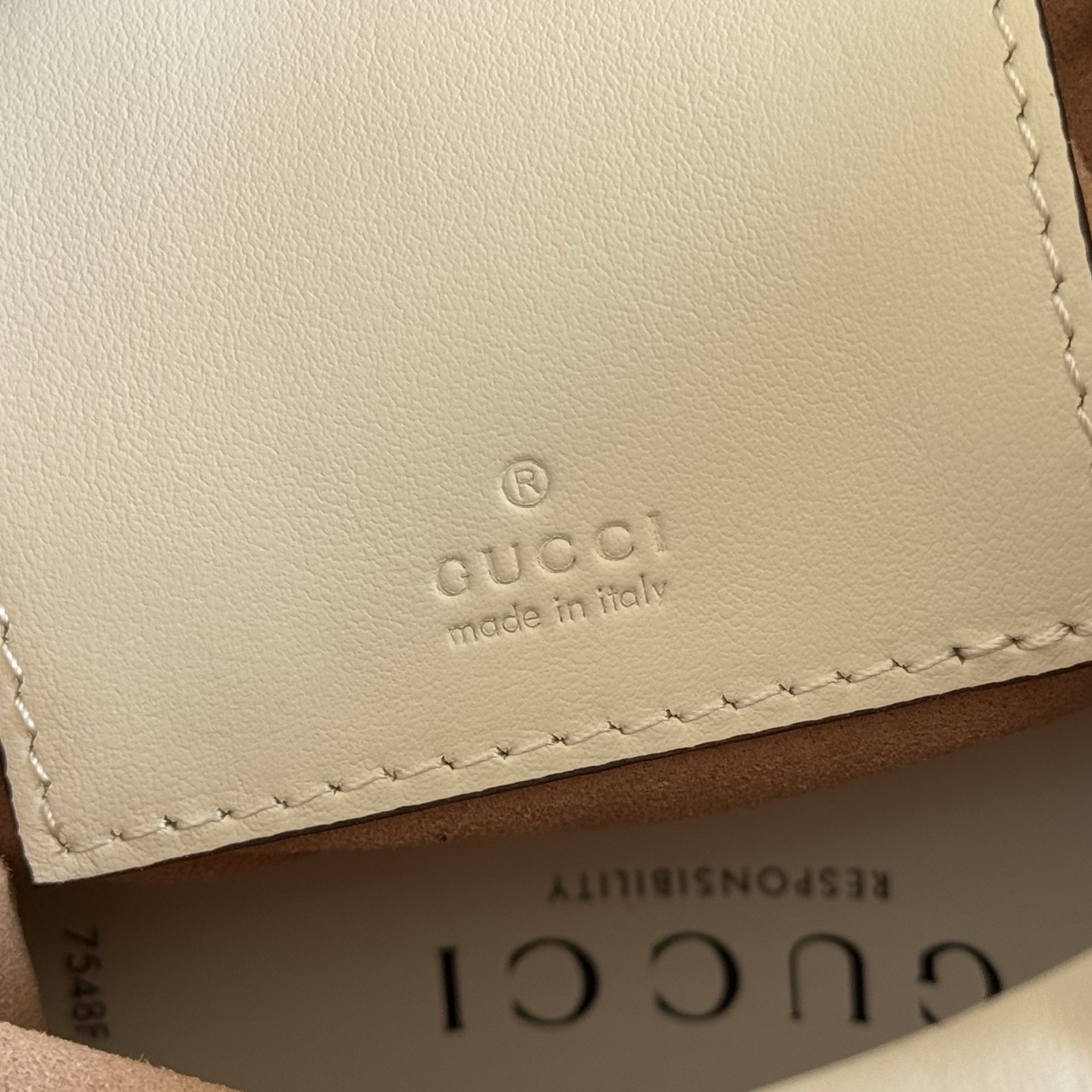 Gucci Bucket Bag Blue M-10cm