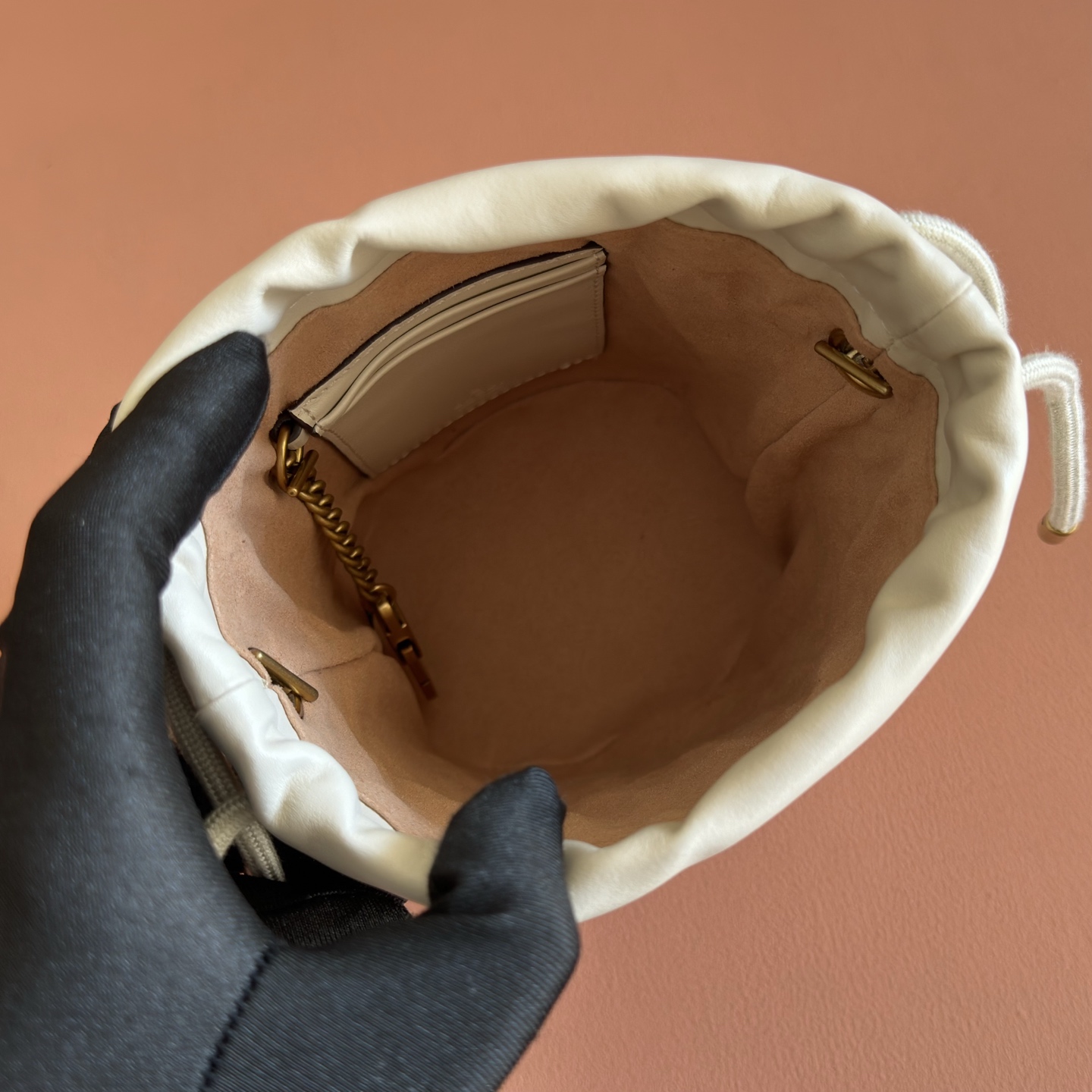 Gucci Bucket Bag Blue M-10cm