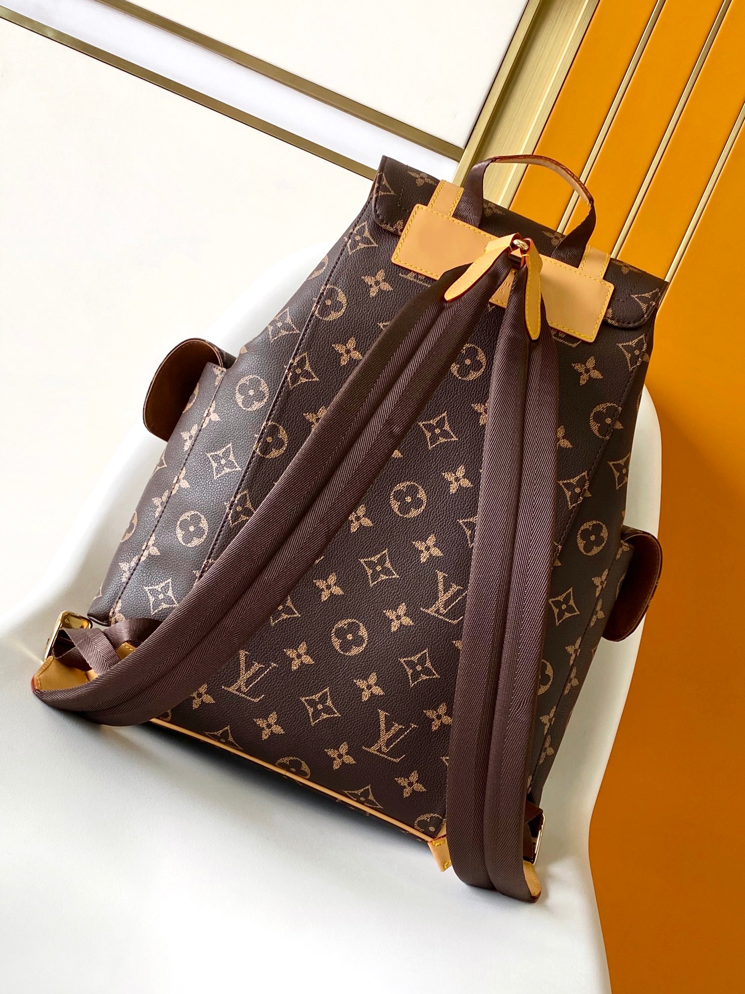 Louis Vuitton Backpack Canvas M-s