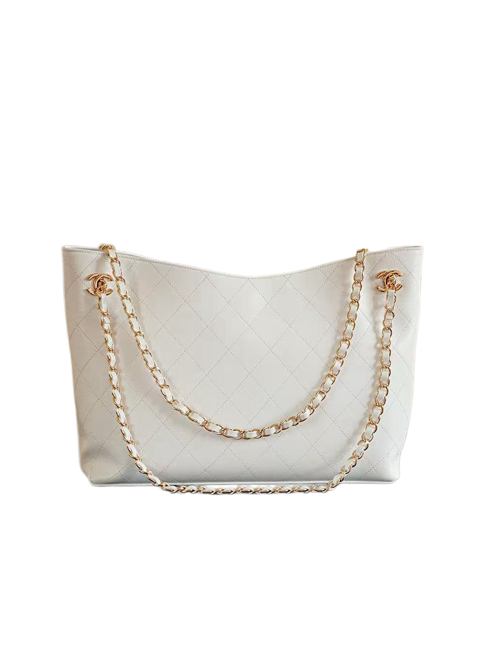 Chanel Basic Bag White M-l-s