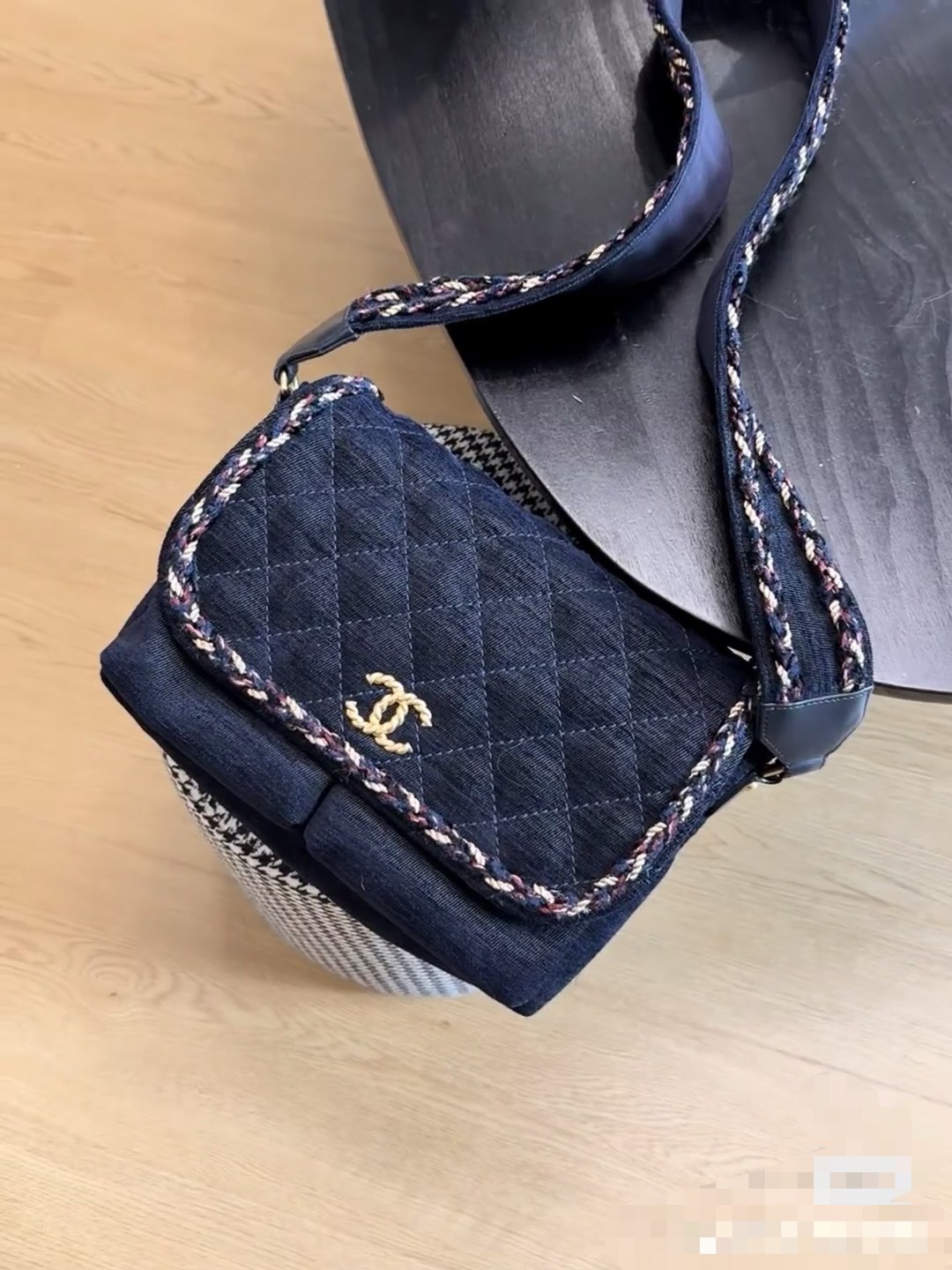 Chanel Basic Bag Blue 27cm-l