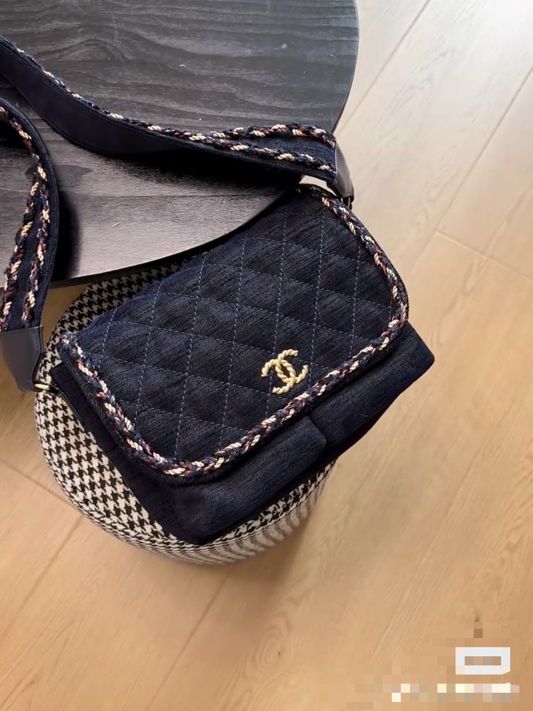 Chanel Basic Bag Blue 27cm-l