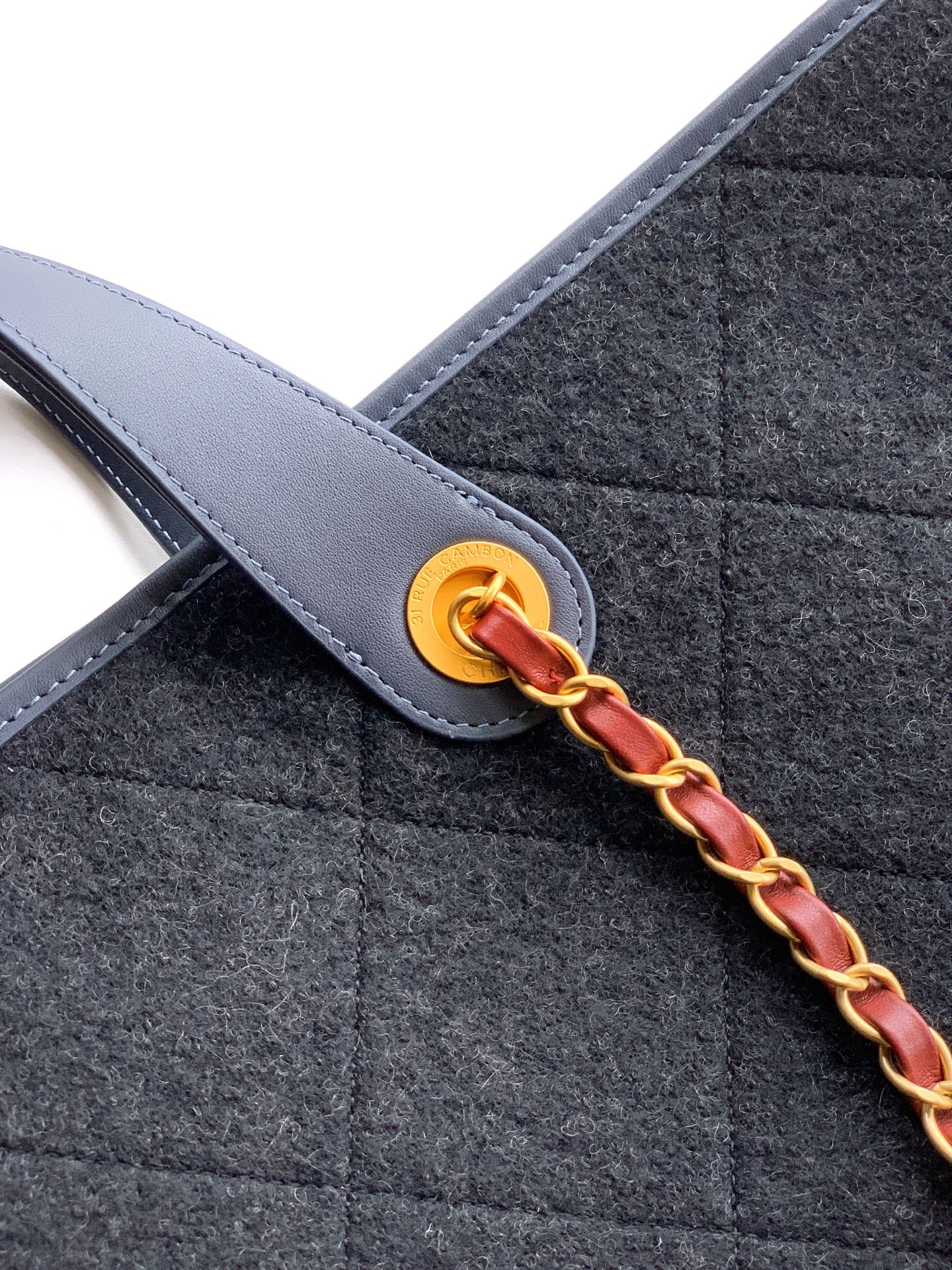 Chanel Tote Bag Cow Leather 12cm-l