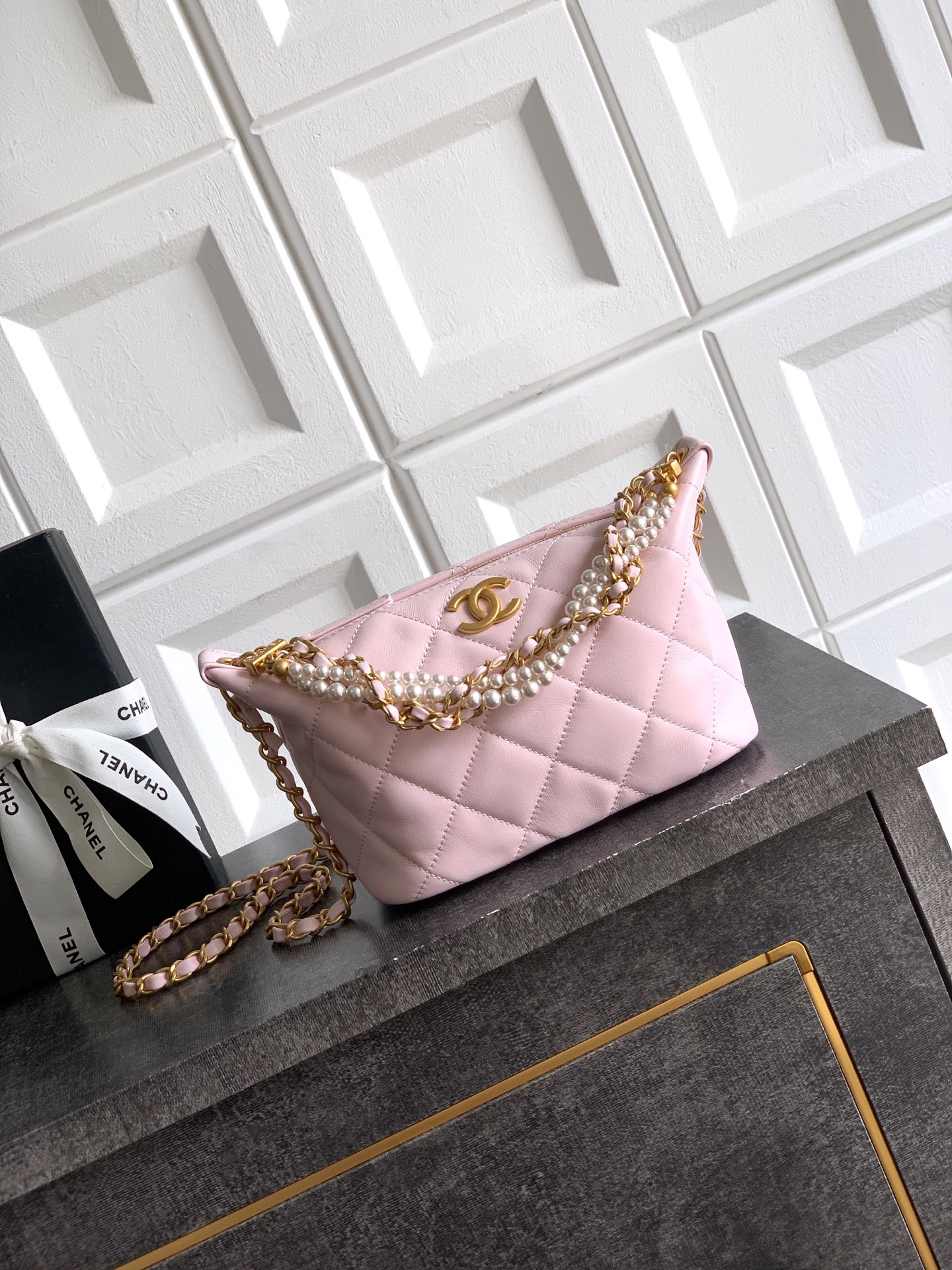 Chanel Basic Bag Sheepskin Pink L