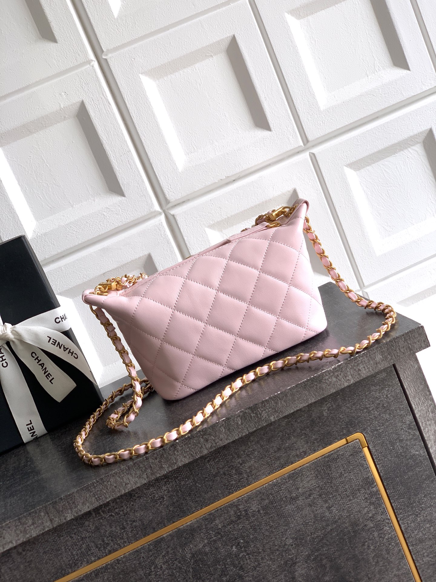Chanel Basic Bag Sheepskin Pink L