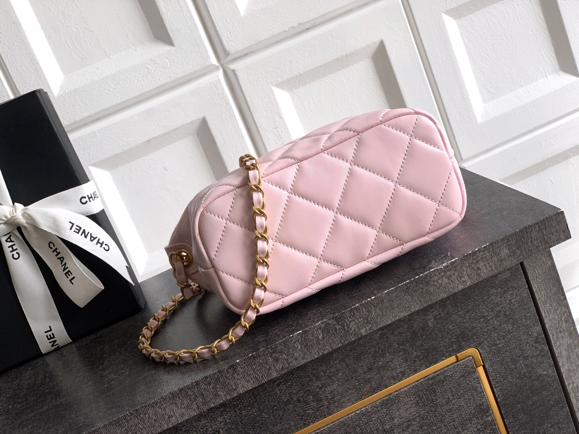 Chanel Basic Bag Sheepskin Pink L