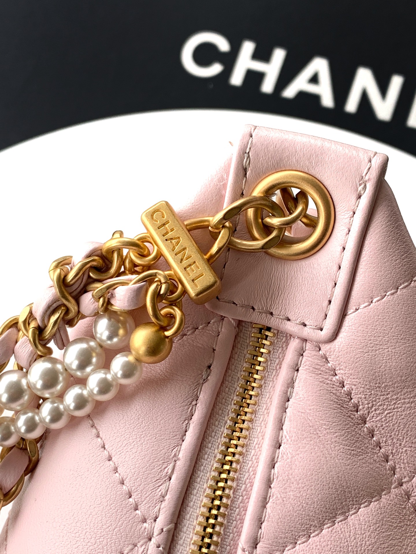 Chanel Basic Bag Sheepskin Pink L