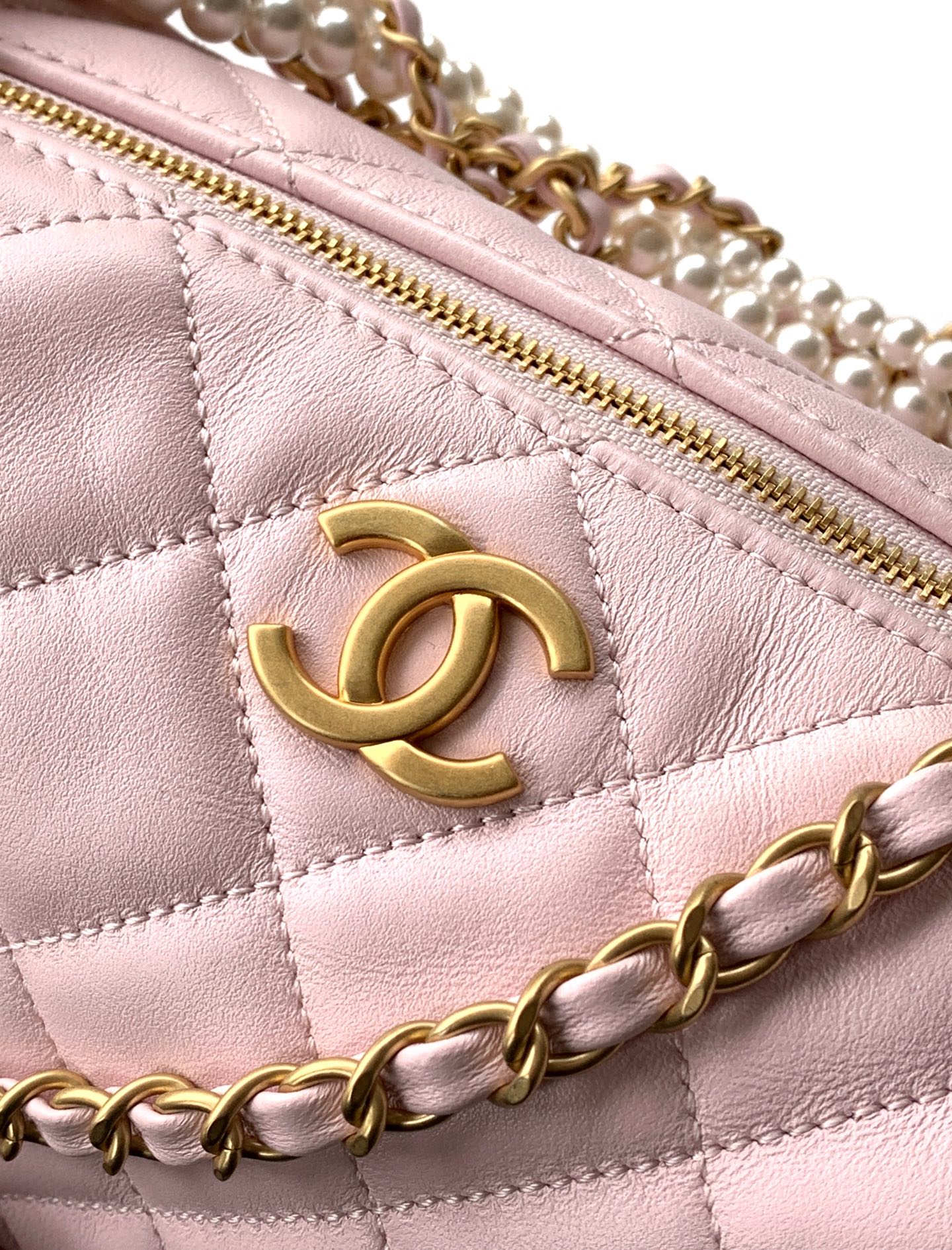 Chanel Basic Bag Sheepskin Pink L