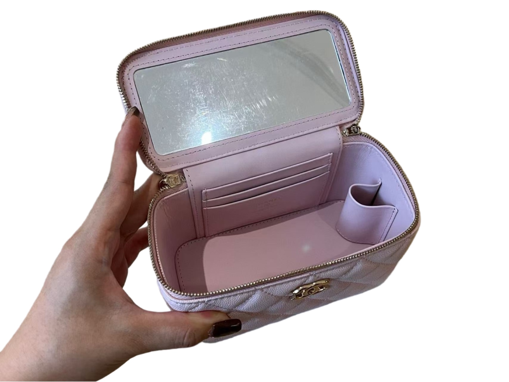 Chanel Basic Bag Pink M-l