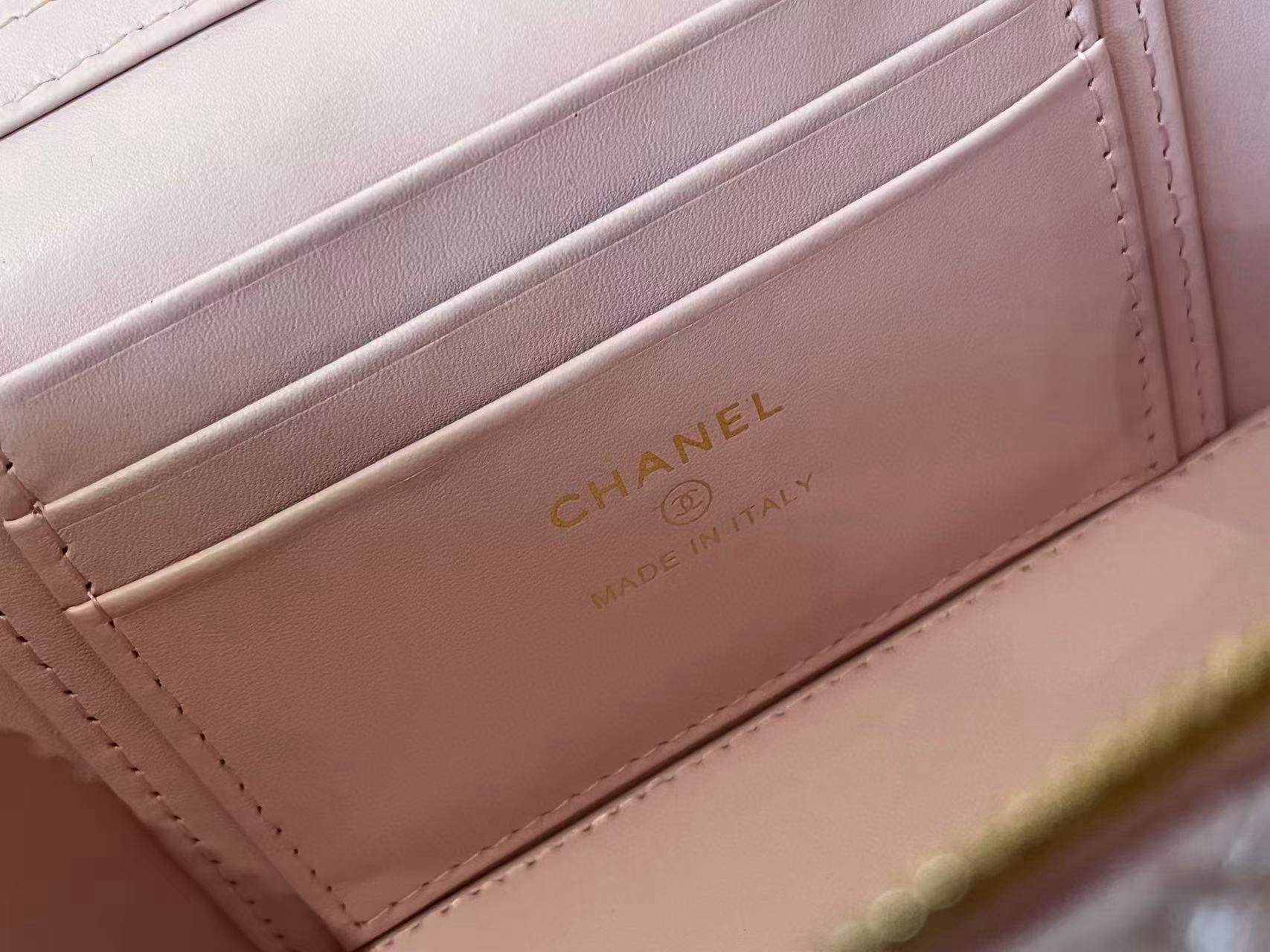 Chanel Basic Bag Pink M-l