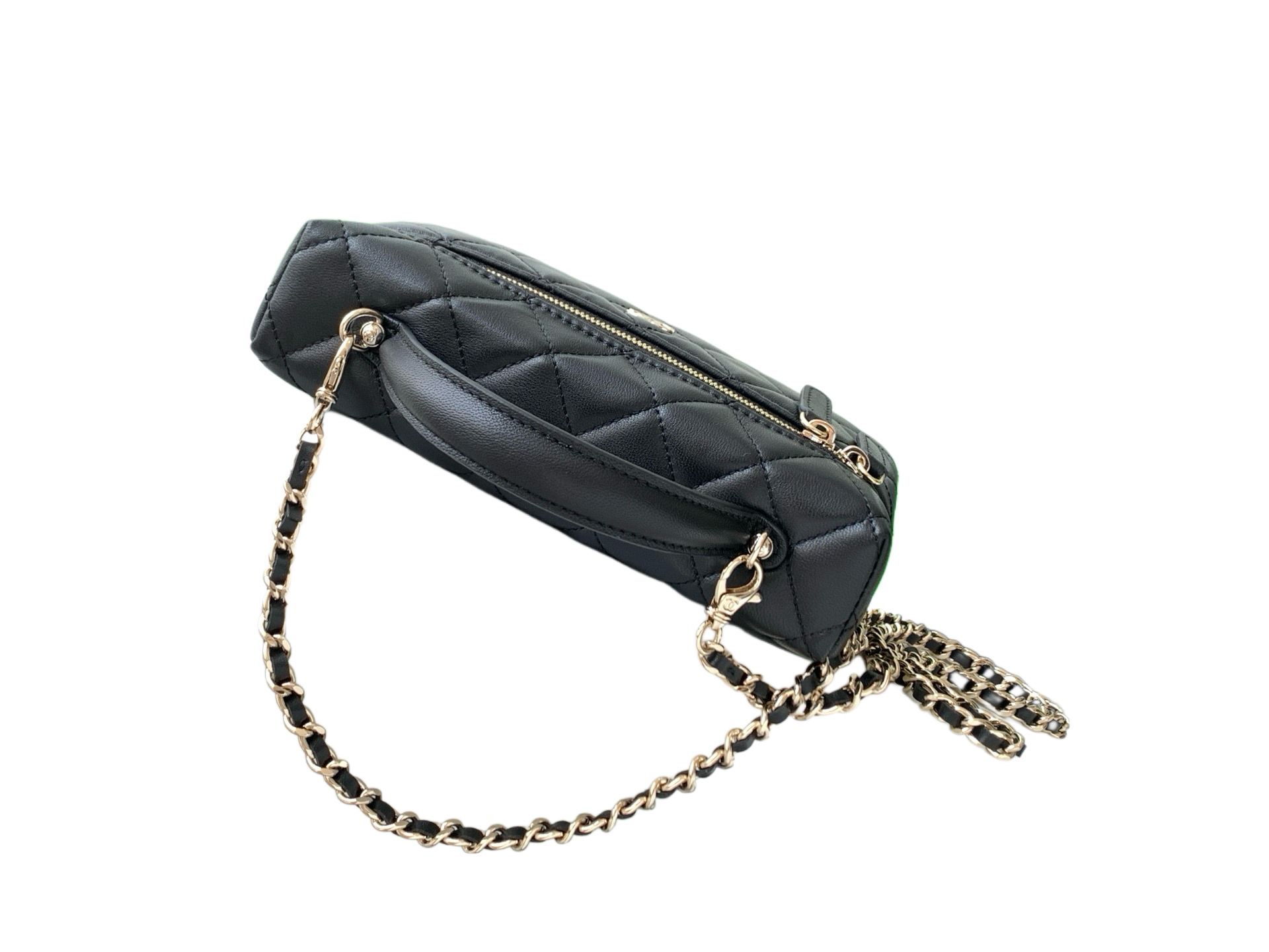 Chanel Basic Bag Cow Leather Black M-l-s