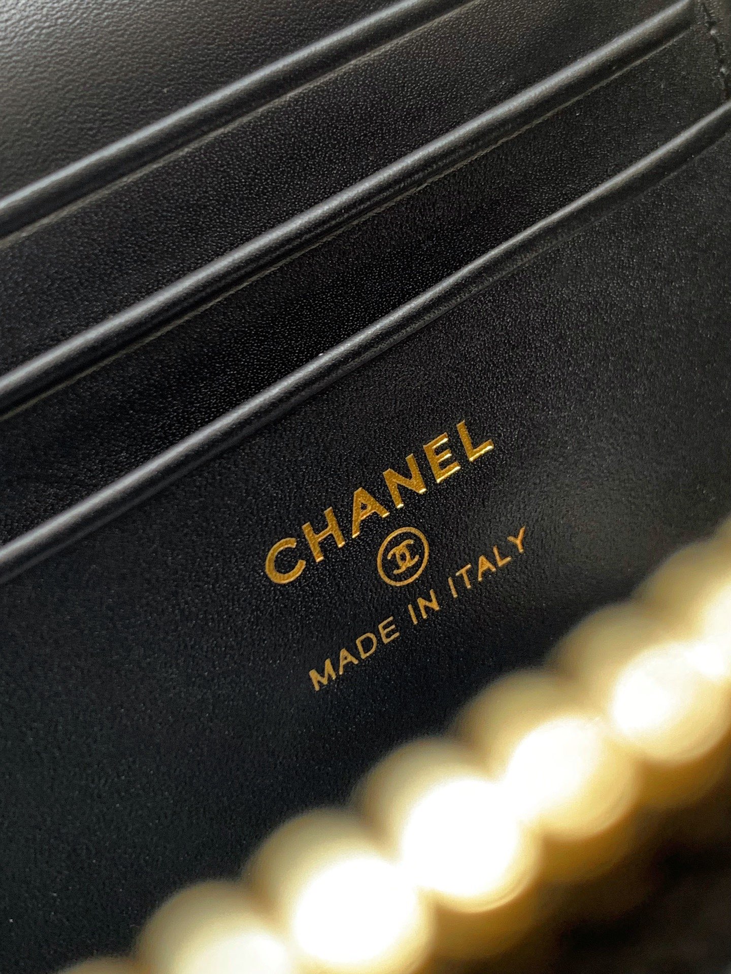 Chanel Basic Bag Cow Leather Black M-l