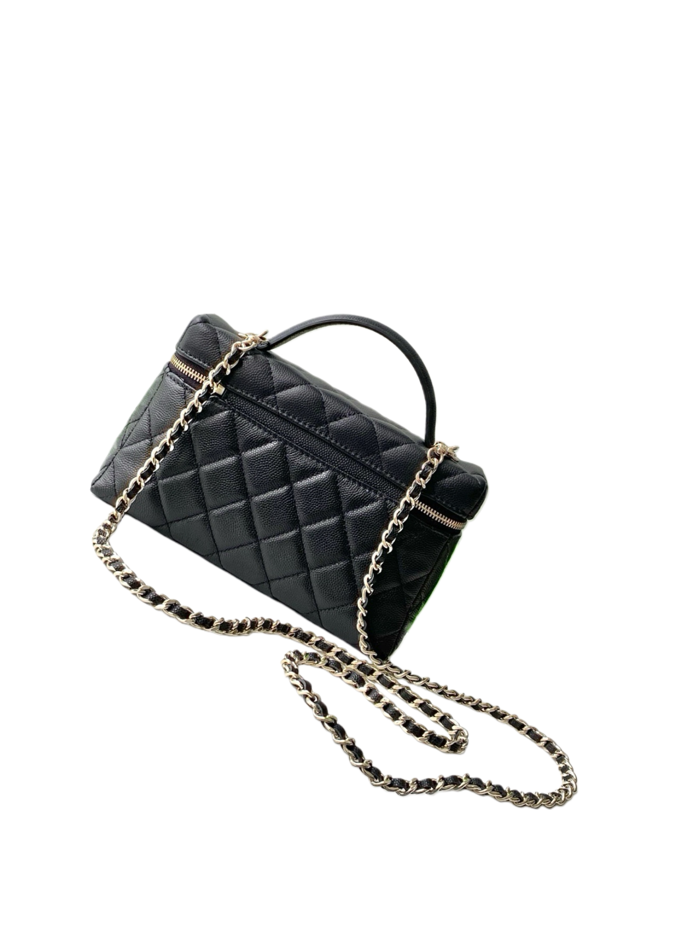 Chanel Basic Bag Cow Leather Black M-l-s
