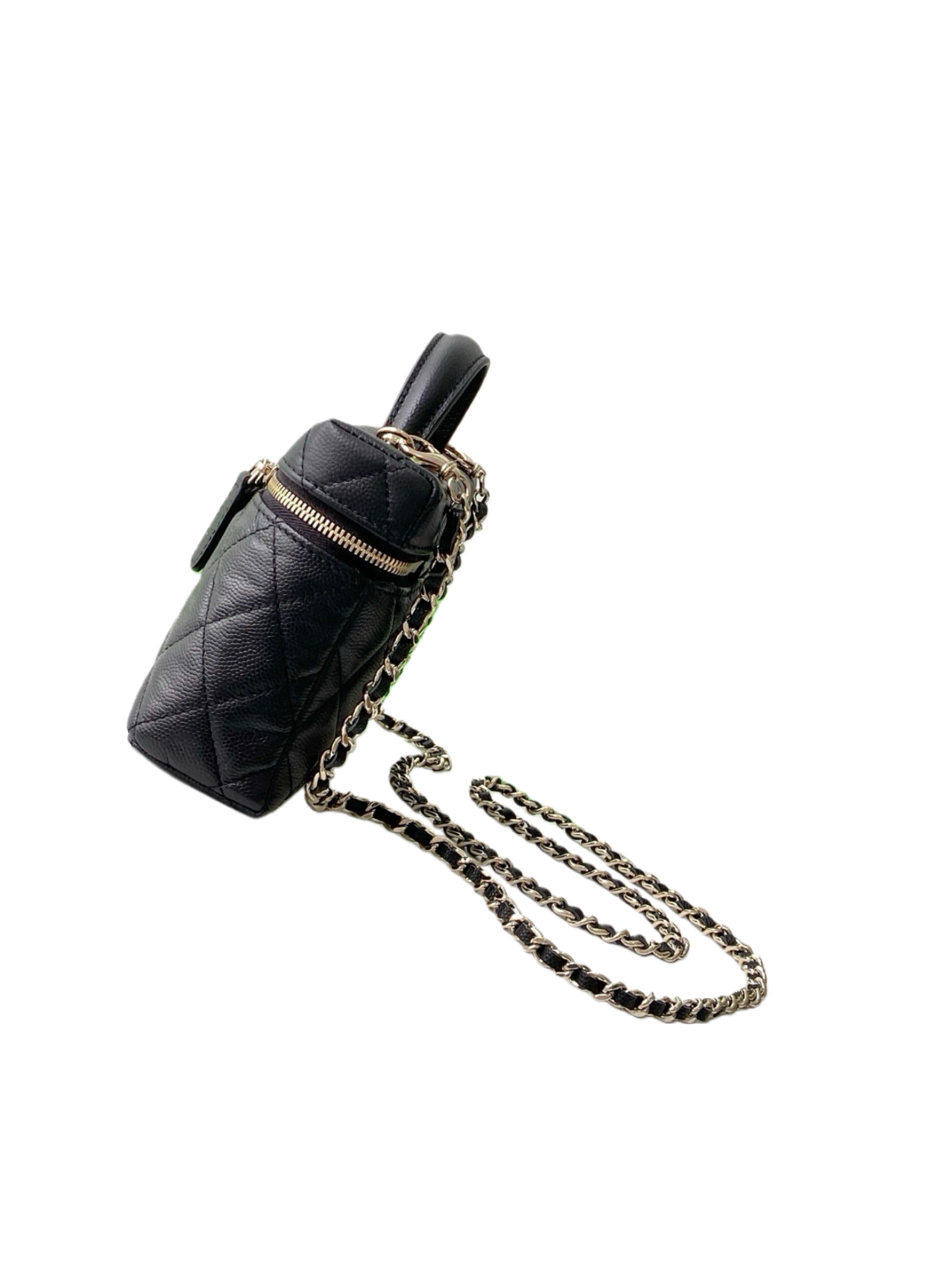 Chanel Basic Bag Cow Leather Black M-l-s